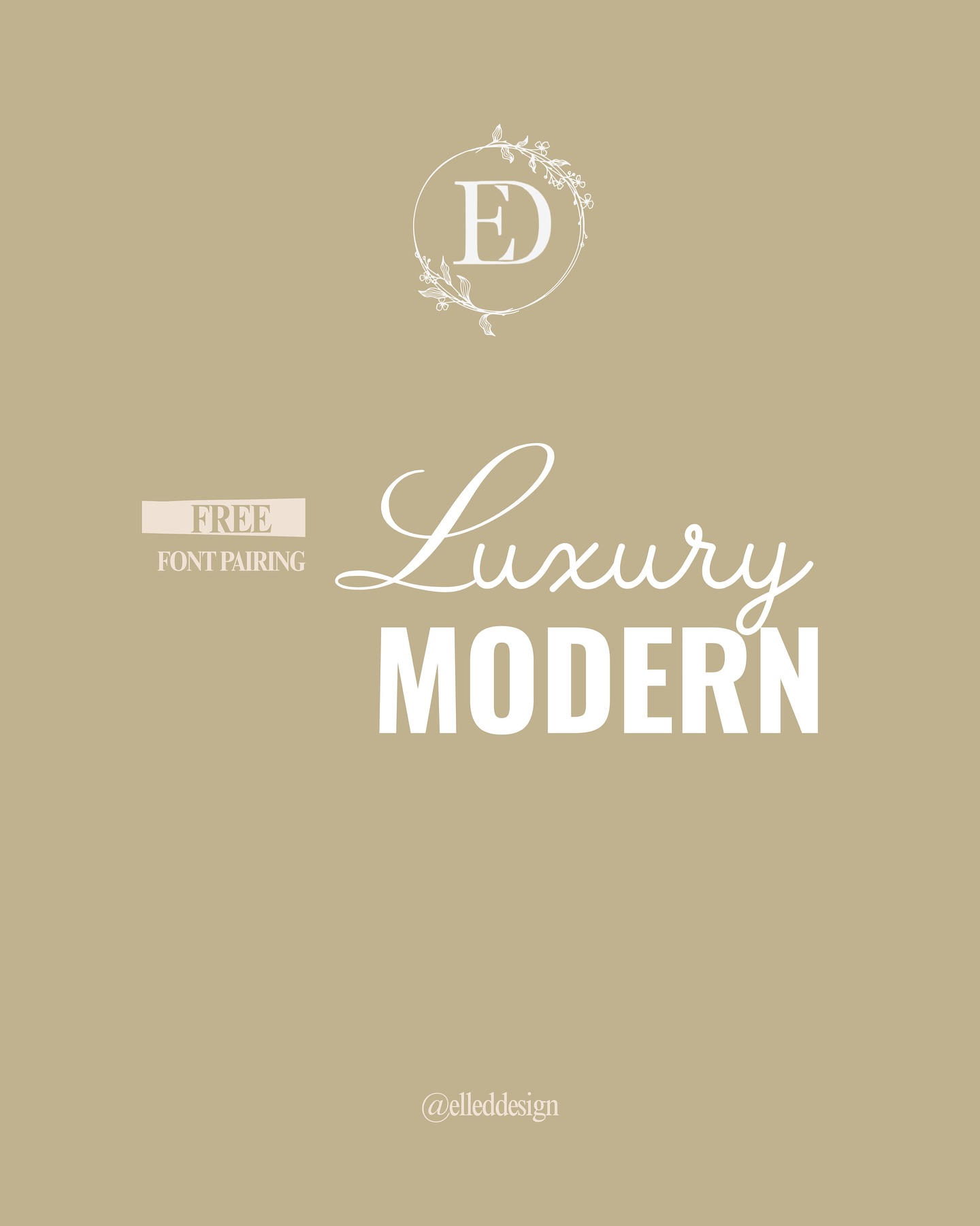 luxury modern font pairings to start the week!! ⭐️ my 3 favs are down below:) which one resonated w u?