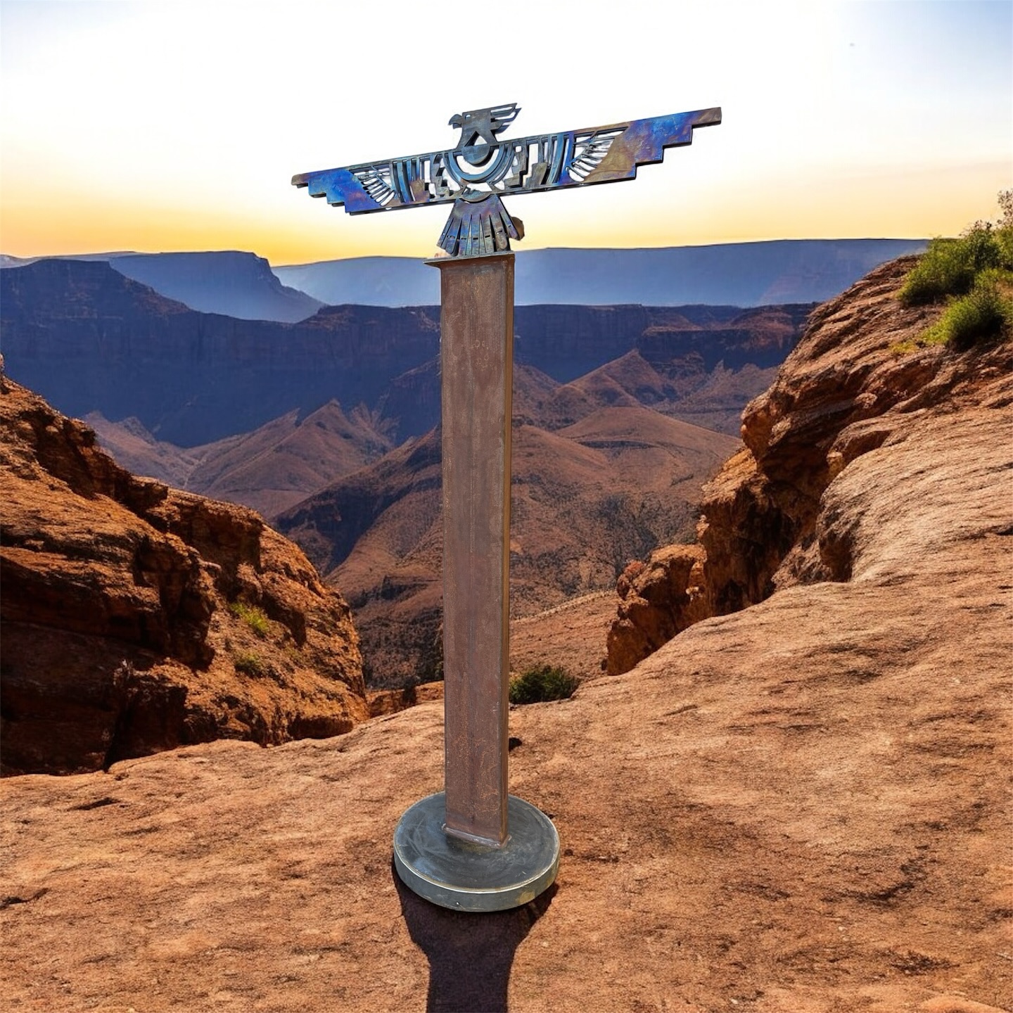 Why I torch fired âThunderbirdâ when itâs 111*out? I guess Iâm just smart that way đ„#sculptureinthepark