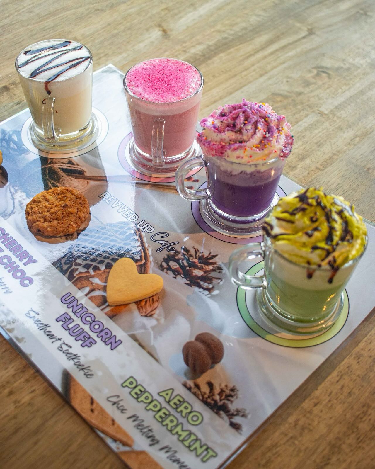 ❄️ Our winter wonderland has arrived! ❄️
Get ready to sip your way through four magical flavours:
White Choc Truffle, Cherry Choc, Unicorn Fluff & Aero Peppermint !
Each cup is served with a sweet little bite and a whole lot of cozy.
Only at Revved Up Café — where winter tastes like pure happiness 💜☕✨
BTW ✨We Have a Winner! ✨
Thank you to everyone who entered our Hot Chocolate Tasting Giveaway – we were blown away by the love and excitement!
After a flurry of entries (and some serious hot chocolate cravings on our end), we’re thrilled to announce that the lucky winner is…
🥁 @mrs_claudia_londt 🥁
Congratulations! You’ve just scored a cozy seat for you and your friends at our signature hot chocolate tasting experience 🍫☕🔥
To everyone else — don’t worry, there’s more chocolatey goodness coming soon. Stay tuned! 👀💫
#capetownlife #hotchocolate☕️ #revvedupcafe #capetownthingstodo #coffeeshop