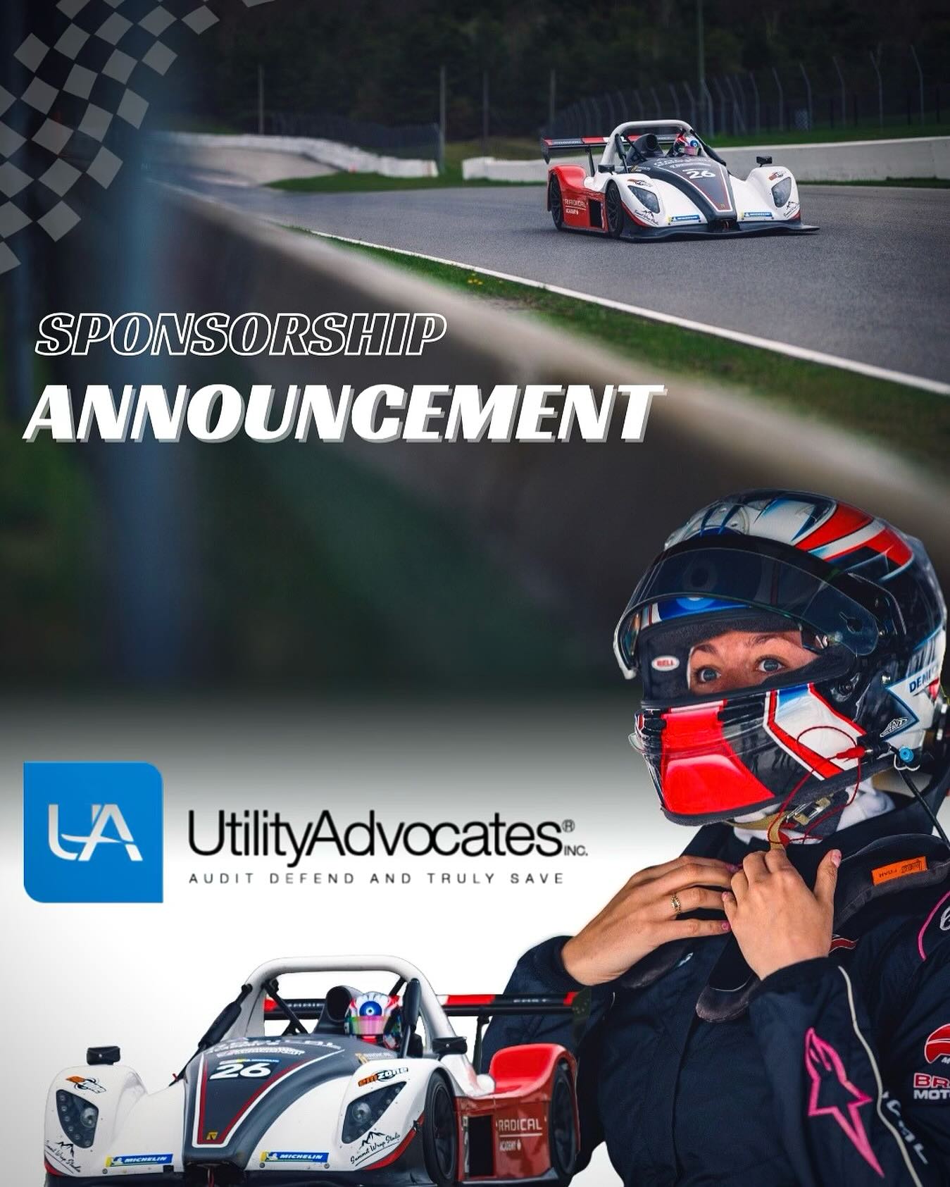 🏁Fueling the Drive for 5+ Years!🏁
I’m proud to announce that Utility Advocates is back on board as a sponsor for another season! 💥 For over 5 years, they’ve had my back—on and off the track—and I wouldn’t be where I am today without their support.
From the starting line to the checkered flag, they’ve been a driving force behind my journey. 🏎️💨
But they don’t just support racers—they fight for small businesses across the country. Utility Advocates is a nonprofit that advocates for fair utility rates, clean energy access, and energy efficiency programs that help small businesses save money and become more sustainable. ⚡
Whether it’s battling rising energy costs or pushing for green solutions, they’re in the driver’s seat making real change happen.
Proud to represent a team that’s making power more fair, more clean, and more accessible for the people who need it most.
Let’s make this season one to remember. Let’s go! 🔥🔥🔥
#UtilityAdvocates #RaceReady #FueledBySupport #SmallBusinessPower #CleanEnergy #RacingWithPurpose #OnTrackOffTrack