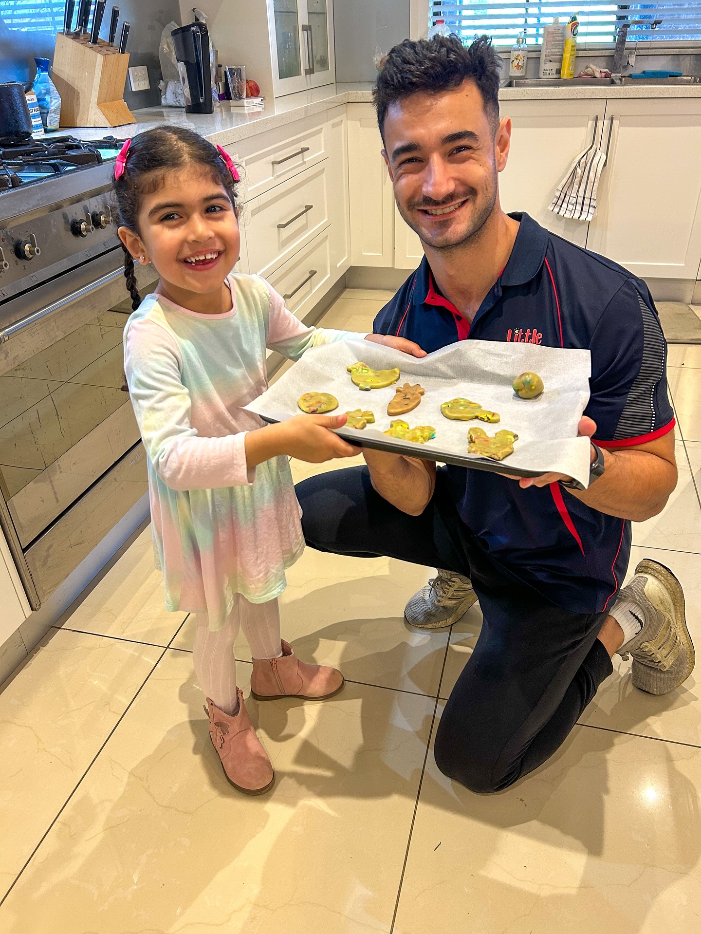 Who said therapy can’t be sweet? 😋🍪
At Little Heroes OT, therapy isn’t just effective - it’s deliciously fun! 😄
Baking cookies isn’t just a treat, it’s a powerful tool for:
🥣 Fine Motor Skills – Scooping, mixing, and rolling dough builds strength and coordination in little hands.
🧠 Executive Functioning – Following steps, taking turns, and waiting patiently = developing self-regulation and planning.
💬 Language & Social Interaction – Talking through ingredients, actions, and sharing ideas builds confidence and communication!
👃🍫 And let’s not forget - engaging all the senses makes learning stick (and taste amazing!).
Looking for therapy that’s engaging, holistic, and tailored to your child? Choose Little Heroes OT - where kids grow, learn, and shine… one cookie at a time! 🦸♂️✨
_
#LittleHeroesOT #BakingTherapy #OccupationalTherapyFun #TherapyThroughPlay #SensoryPlay #EarlyIntervention #OTWithHeart