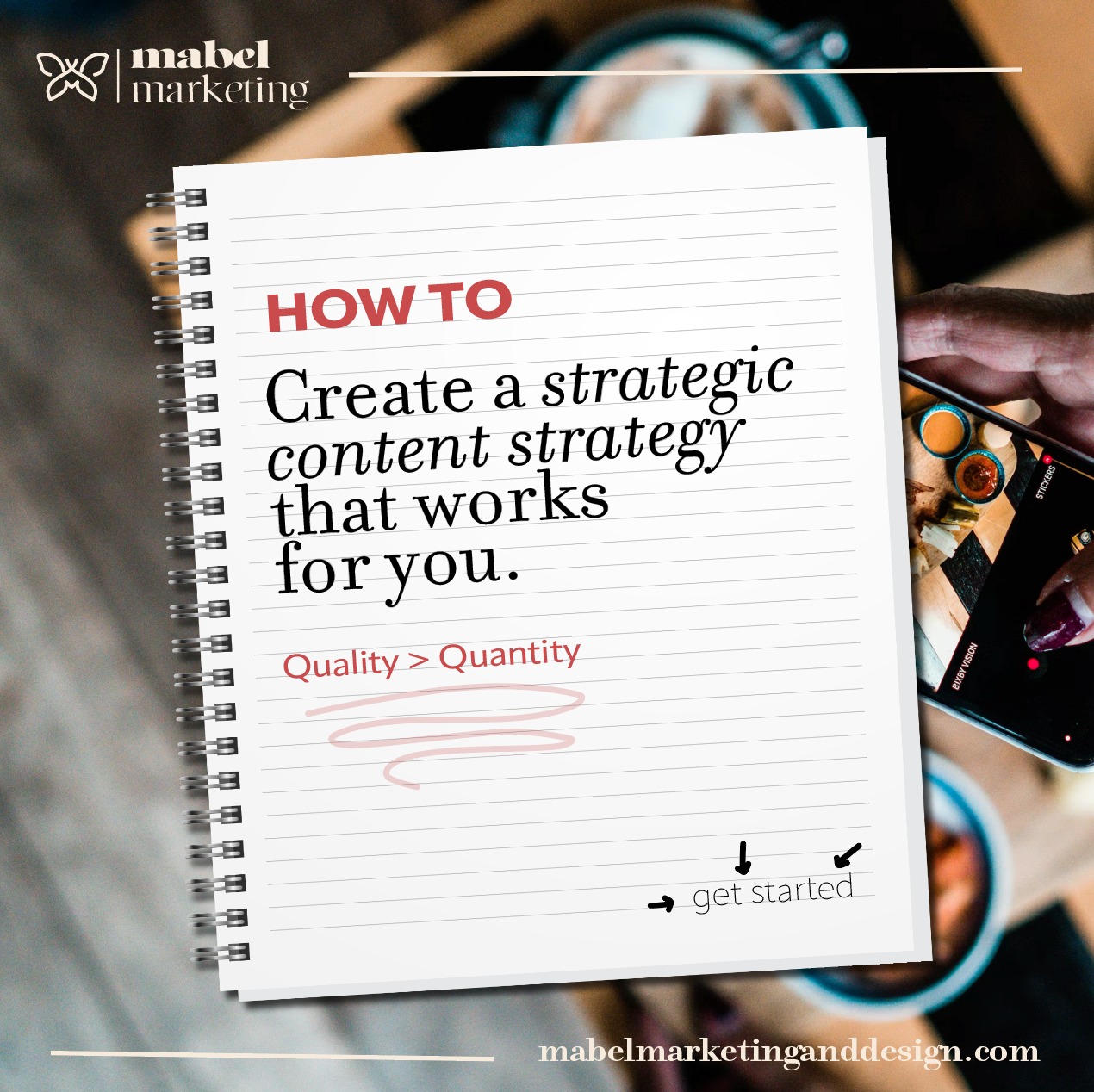 Crafting a real content schedule and strategy can seem overwhelming - but it doesn't have to be! 📅💡
The key to growth and exposure is consistency and quality. Posting randomly with no alignment or goals can backfire and decrease brand legitimacy! 💬 💥
From better engagement to strong brand presence, a solid strategy always makes the difference! Visit www.mabelmarketinganddesign.com or DM us to create a strategic content strategy today! 📩
#contentstrategy #digitalcontent #marketinggoals #brandgrowth #socialmediasuccess