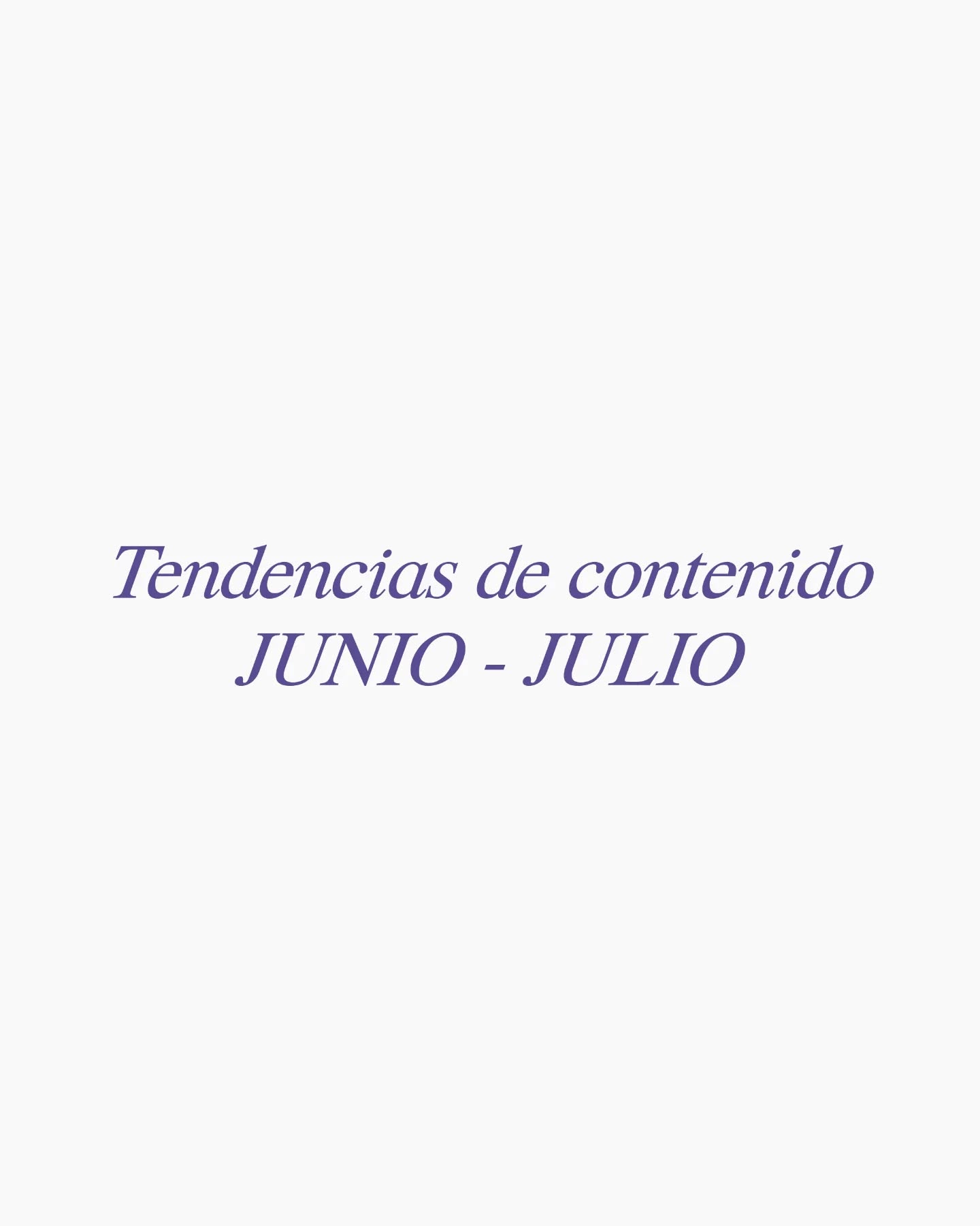 Y después de 2 semanas aquí va, esperemos el primer tip de la semana.
✨️Hagan estos trends, sean constantes y sobretodo, disfruten el proceso de hacer su contenido. Porque es eso lo que hace la diferencia.