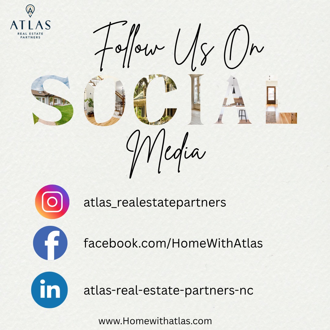 📲 Follow us on social media to stay in the know!
We’re sharing the latest listings, sold homes, market reports, buyer & seller tips, things to do around town, home tours, and so much more! 🏡🎥✨
Don’t miss out—let’s connect! 👇
#RealEstateTips #Homewithatlas #FollowUs #LocallyOwned #FayettevilleNC #MarketUpdates