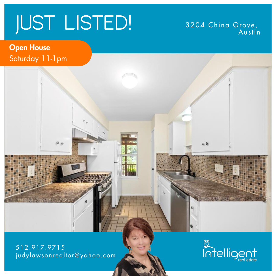 Tucked away on a quiet cul-de-sac lot in South Austin...Don’t miss your chance to tour this charming one-story home during the Open House this Saturday from 11-1pm! Contact Judy Lawson to schedule a private showing or visit the link in bio for more photos + details!
.
.
.
#newlisting #forsale #realtor #firsttimehomebuyer #austintx #homesweethome #realestate #openhouse