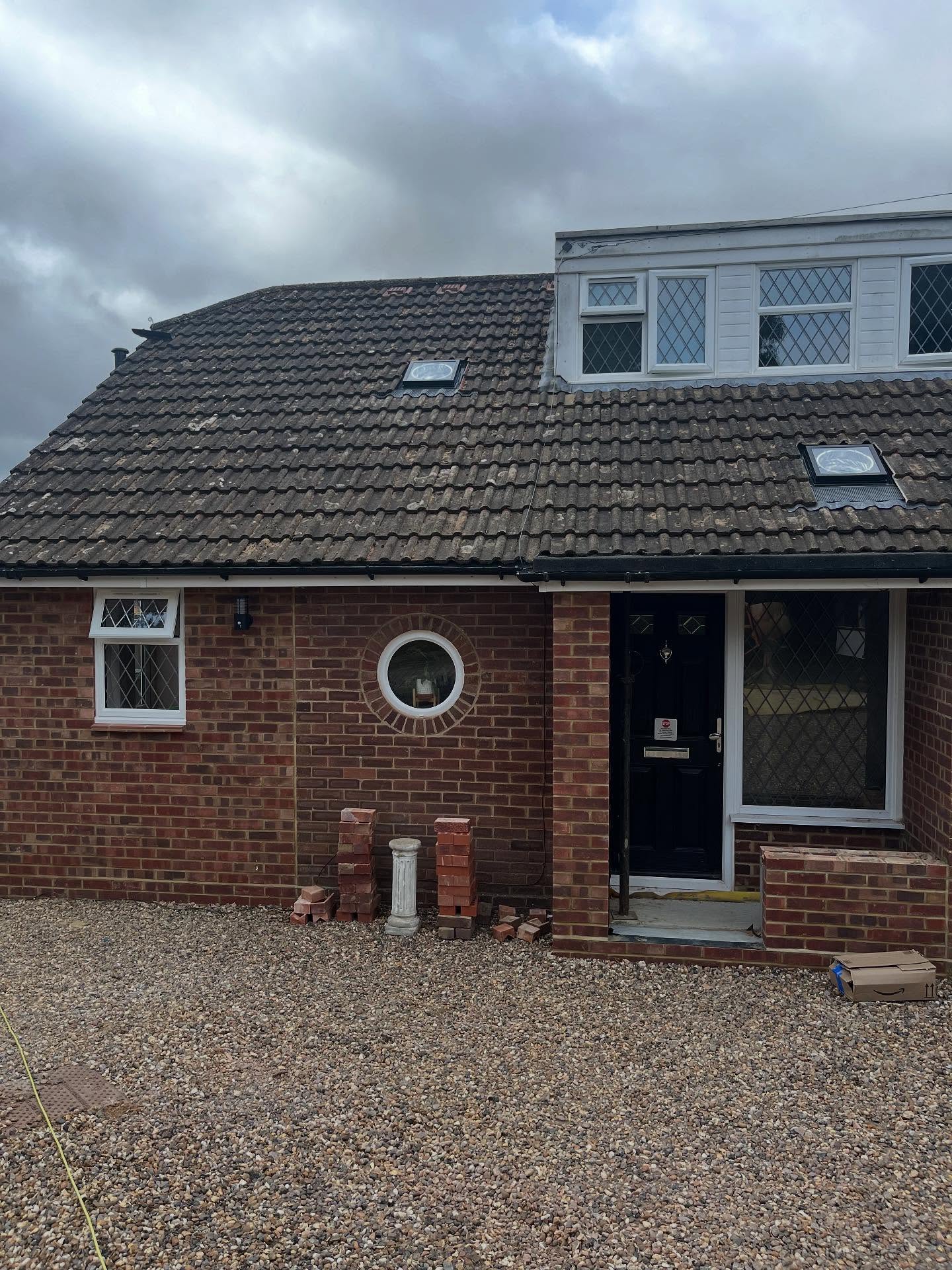 Windows and doors installed on side extension second fix plumbing electrics and carpentry completed and a second sun tunnel installed into existing down stairs toilet. #alderson #building #plumbing #plumber #electrics #electrician #carpentry #carpender #suntunnel #suntube