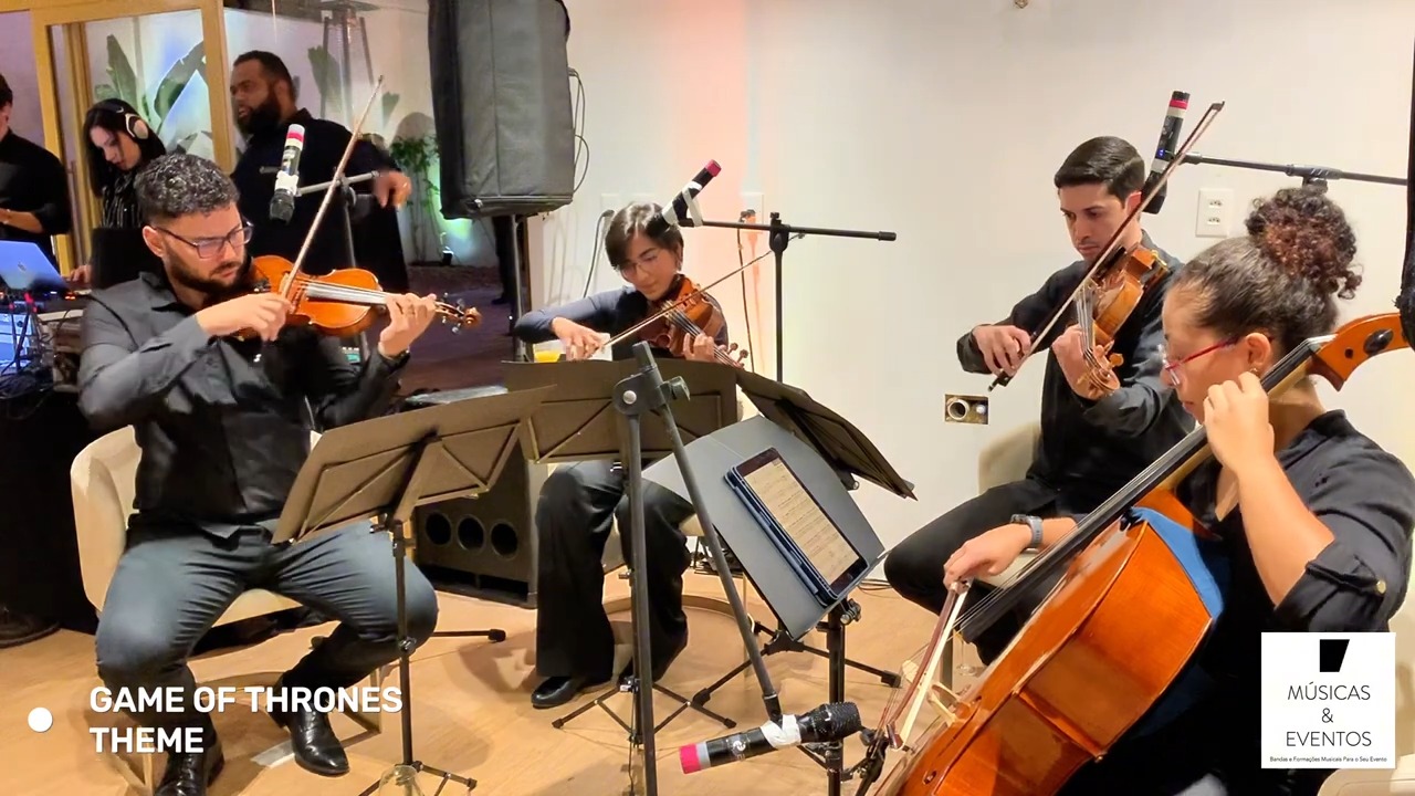 🔥 Contrate um quarteto de cordas épico para o seu evento!
⠀
🎶 Tema de Game of Thrones
🎻 Interpretação ao vivo do Quarteto Músicas & Eventos
⠀
Sons grandiosos, clima cinematográfico e impacto garantido.
Perfeito para entradas marcantes, eventos corporativos ou celebrações com estilo épico.
⠀
🎻 Wagner Filho – Violino 1
🎻 Eloísa Rocha – Violino 2
🎻 Daniel Lima – Viola
🎻 Carla Nascimento – Violoncelo
⠀
📍 Uma produção Músicas & Eventos – Música ao vivo com excelência, presença e emoção.
⠀
📲 Fale com a gente e adicione essa trilha inesquecível ao seu evento!
⠀
🔗 www.musicaseeventos.com.br
📩 musicaseeventos@gmail.com
📱 WhatsApp: (11) 98590-6903
📸 Instagram: @musicas.e.eventos
Se quiser, posso te entregar uma versão reduzida para legenda curta ou abertura de reels. Deseja isso também?