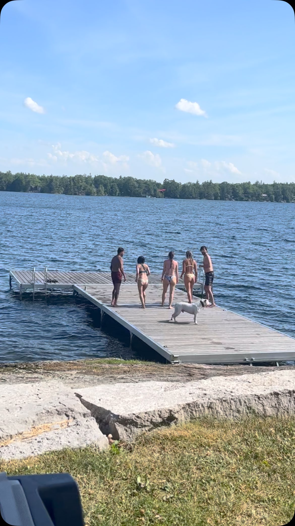 Away for 2 days… a group dive, dog wants nothing to do with it. @thetraceresort