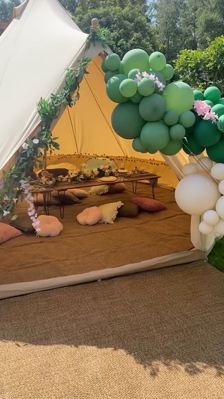 Woodland theme Picnic in a Bell tent. With lots of lovely forest accessories.
🦋🌿🪻
.
.
.
#fairyparty #woodlandfairies #woodlandparty #woodlandsleepover #intothewoods #dinnerparty #picnicpartyhire #eventstyling #popuppartyhire #birthdaypicnic #luxepicnic #popuppicnic #tablestyling #belltent #canvastent #emperortent #tuaregtent #belltentsurrey #belltenthire #belltentstyiling #belltentsleepover #belltentparty #belltents #loungetent