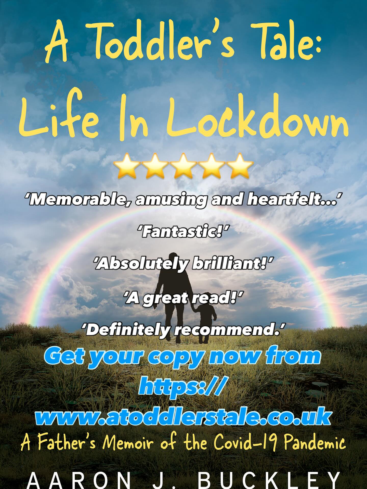 📚 Remember lockdown life?
Relive the chaos, cuddles, and comedy of parenting through a pandemic with A Toddler’s Tale: Life in Lockdown – the heartfelt, hilarious memoir that readers can’t put down.
💬 What readers are saying:
⭐️⭐️⭐️⭐️⭐️ “Brilliantly written with a great sense of humour.”
⭐️⭐️⭐️⭐️⭐️ “A must-read… memorable, amusing and heartfelt.”
⭐️⭐️⭐️⭐️⭐️ “Reading this brought back so many memories… I was laughing throughout!”
⭐️⭐️⭐️⭐️⭐️ “Heartwarming and funny… definitely recommend!”
⭐️⭐️⭐️⭐️⭐️ “Absolutely brilliant 🤩”
✨ Whether you’re a parent or just survived those strange times, this book will take you right back—with a smile.
🛒 Get your copy today - https://www.atoddlerstale.co.uk
#AToddlersTale #ParentingInLockdown #LockdownMemoir #PandemicParenting #FunnyMemoir #Bookstagram #FiveStarRead