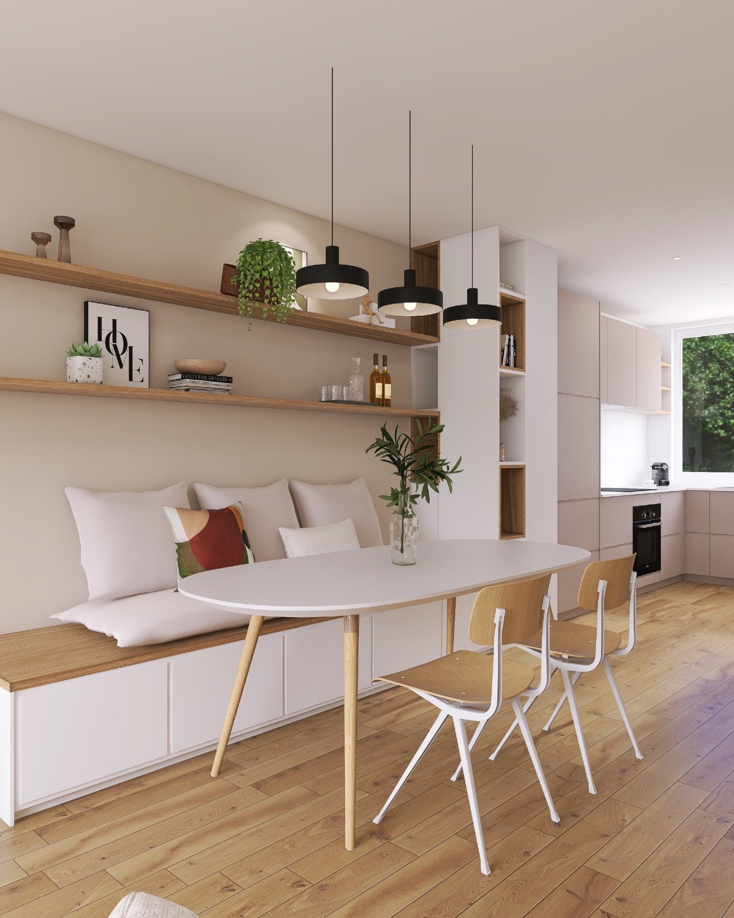 En continuité de la cuisine, j'ai imaginé pour cette salle à manger une banquette sur mesure, accompagnée de quelques étagères et niches murales pour structurer et souligner l'espace.
Les clients souhaitaient une ambiance scandinave, aérée et dans des tons neutres.
Le bois apporte ici une touche de chaleur, sans alourdir l’ensemble.
Une pièce de vie pensée pour être conviviale, pratique et intemporelle. ✨
📍 Projet à Haarlem
📸 Vue 3D – Banquette et agencements sur mesure
Emeline
Décoratrice & architecte d’intérieur – en Grand Est et partout ailleurs !
📱 06.22.07.44.99
📩 emelinegeoerg@gmail.com
🖥️ studioarco.fr
#banquettesurmesure #meublesurmesure #agencement #optimisationdespace #architectureinterieure #décorationintérieure #vue3d #designfonctionnel #decorationinterieur #décoscandinave #interieurscandinave #designintérieur #designinterior #architecture #renovationmaison #projethaarlem #studioarco #grandest #surmesure #ambiancechaleureuse #amsterdam #homestyling