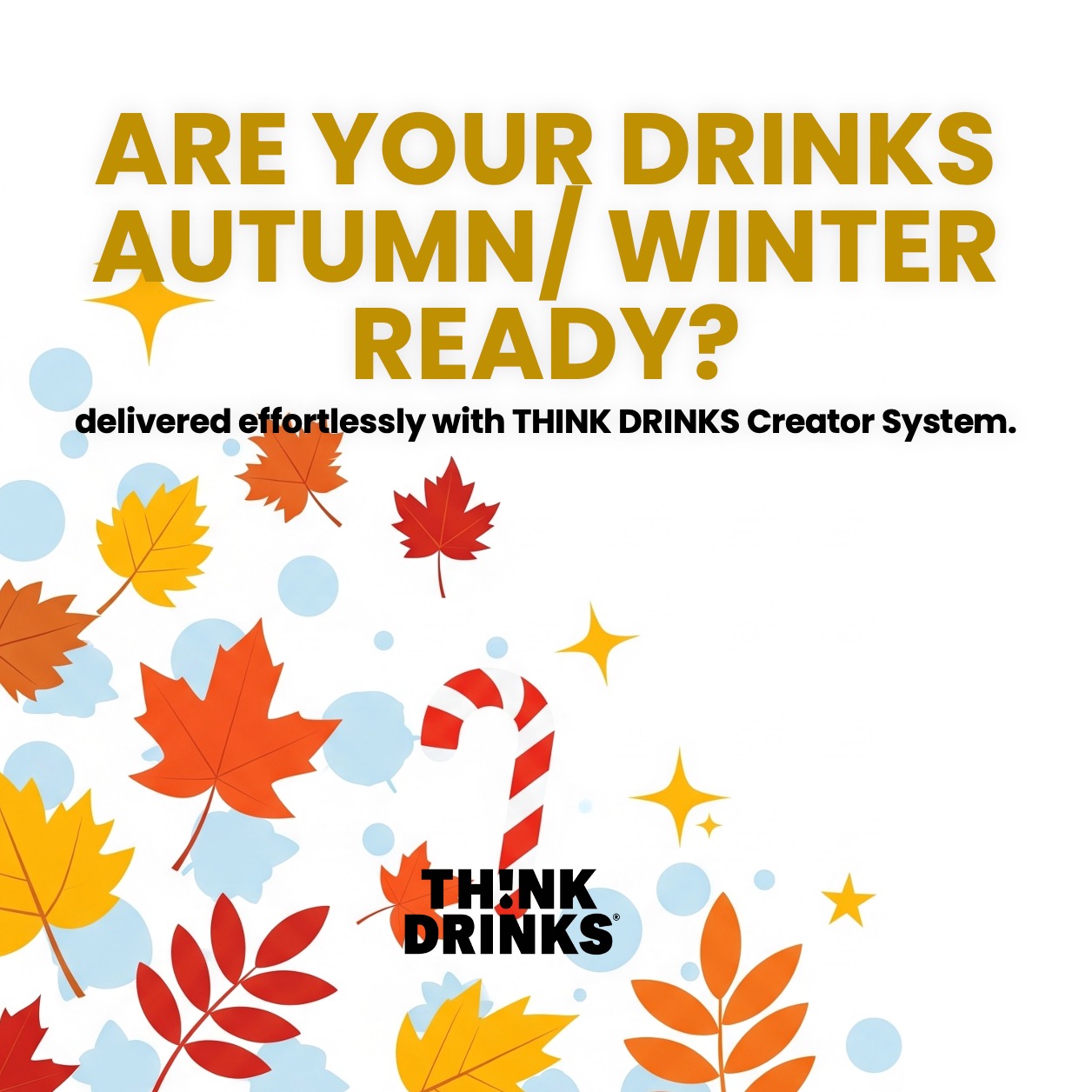 Are you Autumn-Winter Cocktail Ready?
It’s not too late to serve up some exciting new cocktails and exceptional profit margins with @wearethinkdrinks Cocktail Creator System!
Here's a taster of what your menu could look like...
1. Pomegranate Sour
2. Hot Honey Picante
3. Clementine & Ginger Spritz
4. Black Forest Espresso Martini
Interested right?
📞 Drop us a line when you're ready to Think smarter and Drink better!
#rtd #hospitality #AutumCocktails