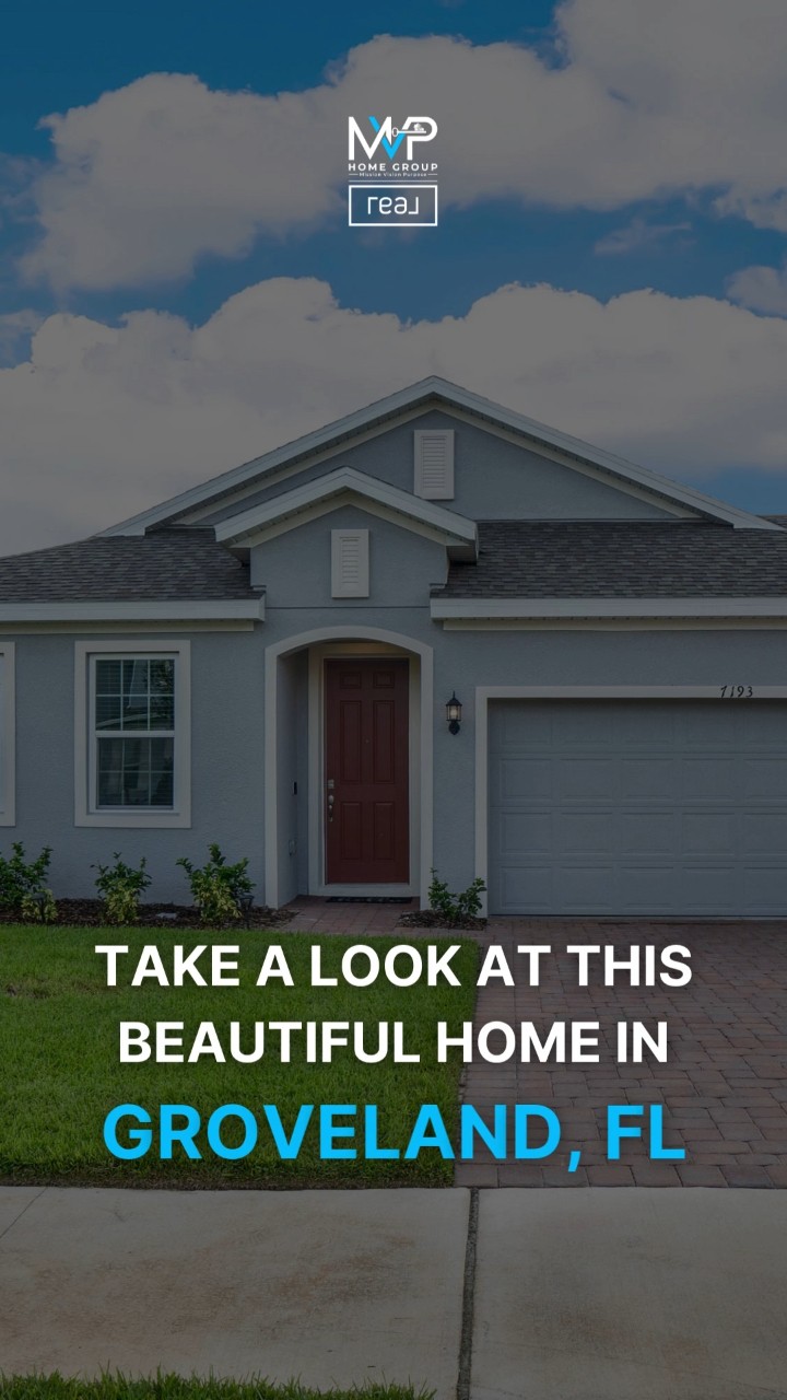 🏡 Take a look at this beautiful home in GROVELAND! 🌿✨
📍 7193 Dilly Lake Ave, Groveland, FL 34736
4 BED | 2 BATH | 2,103 SQ FT | BUILT 2024
Fresh. Modern. Move-in ready. This brand new Kensington Flex model by Landsea Homes in Trinity Lakes has everything you’ve been dreaming of:
✨ Soaring ceilings + natural light
🍽️ Gourmet kitchen with quartz counters + island
🛁 Private primary suite with spa-style bath
🚗 3-car garage = room for everything
🌄 Covered lanai with peaceful backyard views
Located in a resort-style community with pool, clubhouse, fitness center, playgrounds & scenic trails, you're not just buying a home, you're upgrading your lifestyle.
🔑 New construction homes this well-designed don’t last long. Schedule your showing today and follow us for more standout Florida homes!
#grovelandfl #floridarealestate #newconstructionhomes #trinitylakes #justlistedflorida #floridahomesforsale #homeswithstyle #centralfloridahomes #flhomebuyers #househuntingfl #moveinreadyhome #dreamhomefl #orlandosuburbs #newbuildfl #homegoalsfl #MVPHomeGroup #RealBroker