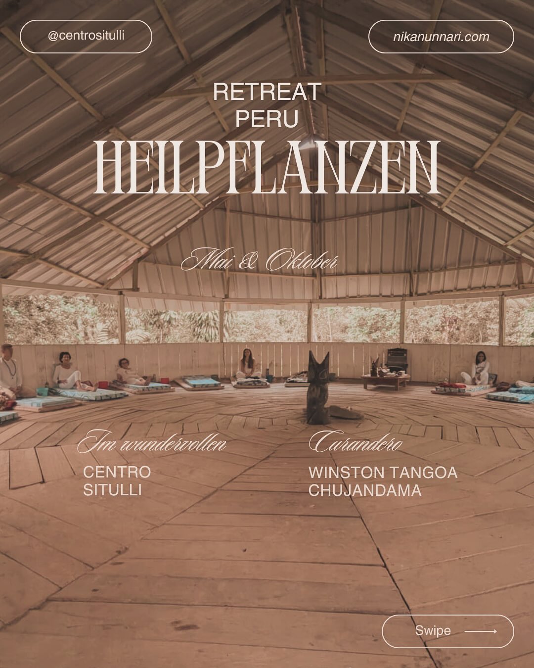 Heilpflanzenkur in Peru – Die 4 Säulen 🌱
🌿Slide 1 – Maloka @centrositulli
Die Heilpflanzenkur in Peru ist eine Einladung zur tiefen Transformation – inmitten des Dschungels, Yayas Medizinpflanzen und deiner eigenen Motivation. Heute stelle ich dir die 4 Säulen der Dieta vor: Isolation, salzfreie Ernährung, Pflanzenmedizin & Postdieta.
🌿Slide 2 – 1. Isolation
In der Rückzugsphase entstehen Räume für die Begegnung mit deinem Inneren. Weg von Ablenkungen, hinein in die Stille: Gemeinsam mit den Pflanzen entdeckst du tief verborgene Energien und Emotionen. Du lernst deine Realität zu akzeptieren u d deine Vergangenheit loszulassen.
🌿Slide 3 – 2. Salzfreie Ernährung
Ohne Salz und stark Gewürztes ernähren wir uns bewusst, um den Körper zu reinigen und die Arbeit der Pflanzenkraft zu unterstützen. Dieser “sanfte Reset” stärkt deine Verbindung zur Pflanze und ihrer Heilkraft.
🌿Slide 4 – 3. Pflanzenmedizin
Die Herzstück-Säule: mächtige Meisterpflanzen wie Mukura und Mapacho begleiten dich. Sie sehen, was gesehen werden will, lösen Blockaden – körperlich, emotional, mental, spirituell. Ihre Medizin wirkt fein, kraftvoll und heilend.
🌿Slide 5 – 4. Postdieta
Die wichtigste Phase: Nachbereitung & Integration. Mindestens 15 Tage, oft länger, ohne tierische Produkte, sexuelle Aktivitäten und laute Gesellschaft. So wird Heilung verankert und die Pflanzenfreunde dürfen weiter wirken.
🌿Slide 6 – Einladung
Diese Reise ist mehr als ein Retreat – sie ist eine Rückkehr zu dir selbst, zur Liebe, zur Lebensenergie. Bist du bereit, dich einzulassen auf diese vier Säulen? Dann komme gerne mit uns in den Dschungel. Danke an Yaya: die Reisen si d jedes Jahr im Mai und Oktober.
✨ Sende mir eine DM für mehr Infos & Termine ✨
#heilpflanzenkur #heilpflanzen #pflanzenmedizin #dieta #selbstheilung #peru #transformation #centrositulli #curandero #dschungel #retreat #health #journeywithin #rückzug #love #healing #masterplants
🌿🫶🏽🌺🙏 „Die Freundschaft mit den Nationen der Pflanzen ist eine Freundschaft fürs Leben.“