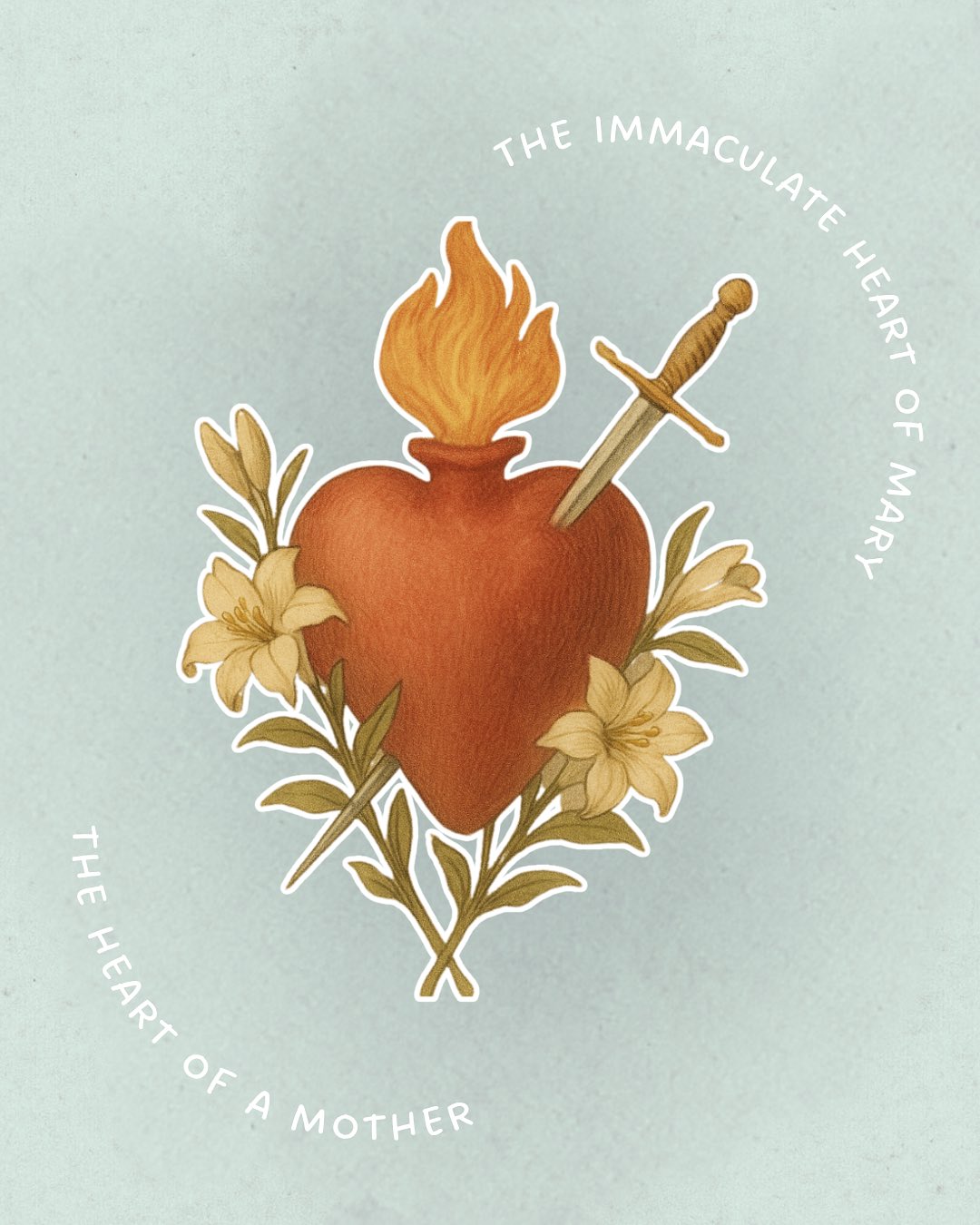 |Holy Hearts: A Three-Part Series| The Immaculate Heart of Mary ❤️🗡️
This devotion didn’t begin at Fatima, but it was there that it broke open for the world.
Mary appeared to three children in Portugal — Lucia, Jacinta, and Francisco — in 1917 and showed them her Heart—pierced, burning with love, and wounded by the sins of humanity.
Once again, we see how the young are entrusted with miraculous beauty (and at the same time pain). I think it’s easy to dismiss big emotions (and even bigger truths) in small children, as if they are somehow less real because of their littleness. But, I think there’s a truth in here that Mary (as the most grounded and balanced Mother) wants us to honor: the inherent goodness and truth in the souls of children.
She shared her sorrow with them, not to burden them but to invite them into mission. Her love all at once comforted and challenged them to go beyond themselves and cry out to a weary world that she still wanted relationship with us.
Since then, popes have consecrated nations to her. Millions have taken refuge in her love as she continues to lead hearts back to her Son. And this is the love of a Mother. It changes everything.