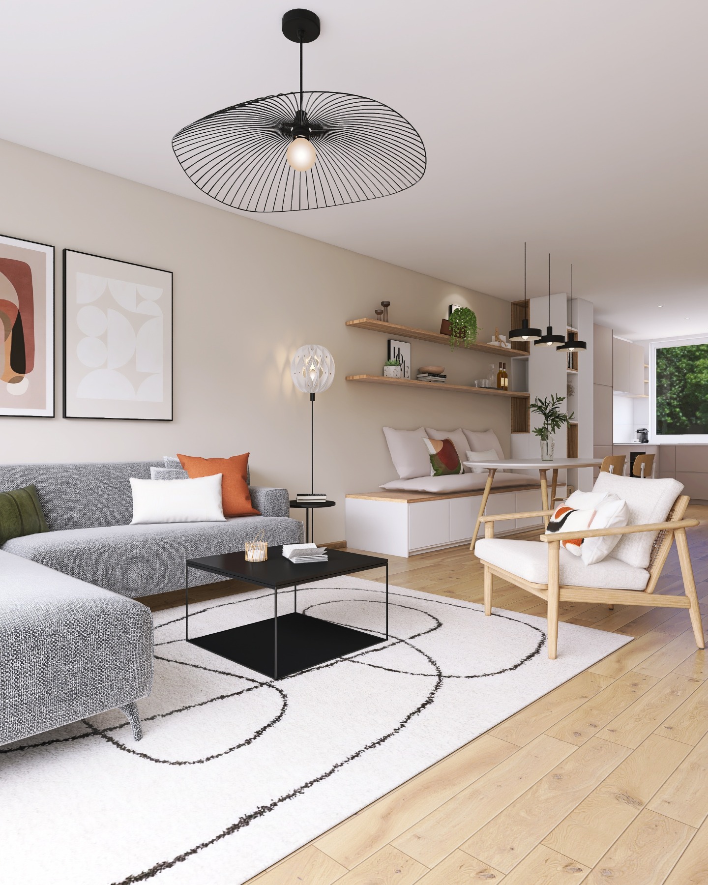 Vue d'ensemble sur la pièce de vie totalement ouverte, baignée de lumière.
L’ambiance est volontairement épurée, avec des tons doux, du bois et un mobilier chaleureux pour créer un espace convivial, lumineux et fluide.
✨ Dites-moi : vous aimez ce type d’ambiance ?
Et le séjour ouvert sur le reste de la pièce, c’est quelque chose que vous appréciez chez vous ?
📍 Projet à Haarlem
📸 Vue 3D – Vue globale du séjour
Emeline
Décoratrice & architecte d’intérieur – en Grand Est et partout ailleurs !
📱 06.22.07.44.99
📩 emelinegeoerg@gmail.com
🖥️ studioarco.fr
#architectureintérieure #décorationintérieure #piècedevieouverte #designintérieur #vue3d #séjourlumineux #ambiancedouce #boisetlumière #intérieurscandinave #mobilierchaleureux
#optimisationespace #décoratricedintérieur #studioarco #projethaarlem #surmesureavecstudioarco