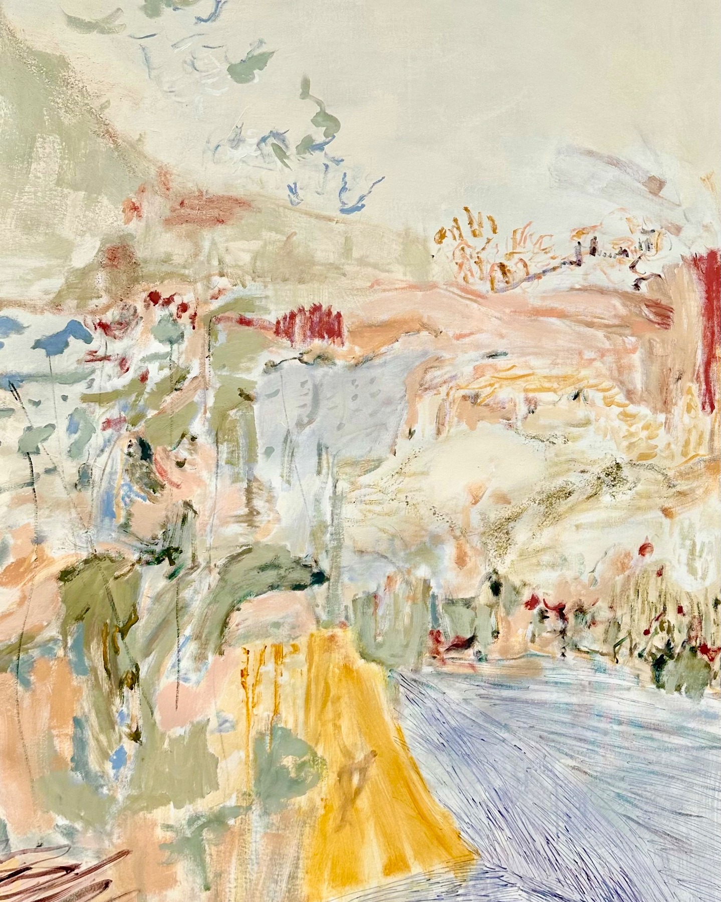 Tout en douceur, cette oeuvre s'est tracée intuitivement dans mon atelier cet après-midi. J'avais la tête pleines de ces belles images de mon séjour passé sur la Côte Nord ou j'ai grandi..
Retour aux sources
2025 | 48X36 po Technique mixte sur toile #abstract #abstractart #abstractpainting #artcollector #artstudio #artgalleries