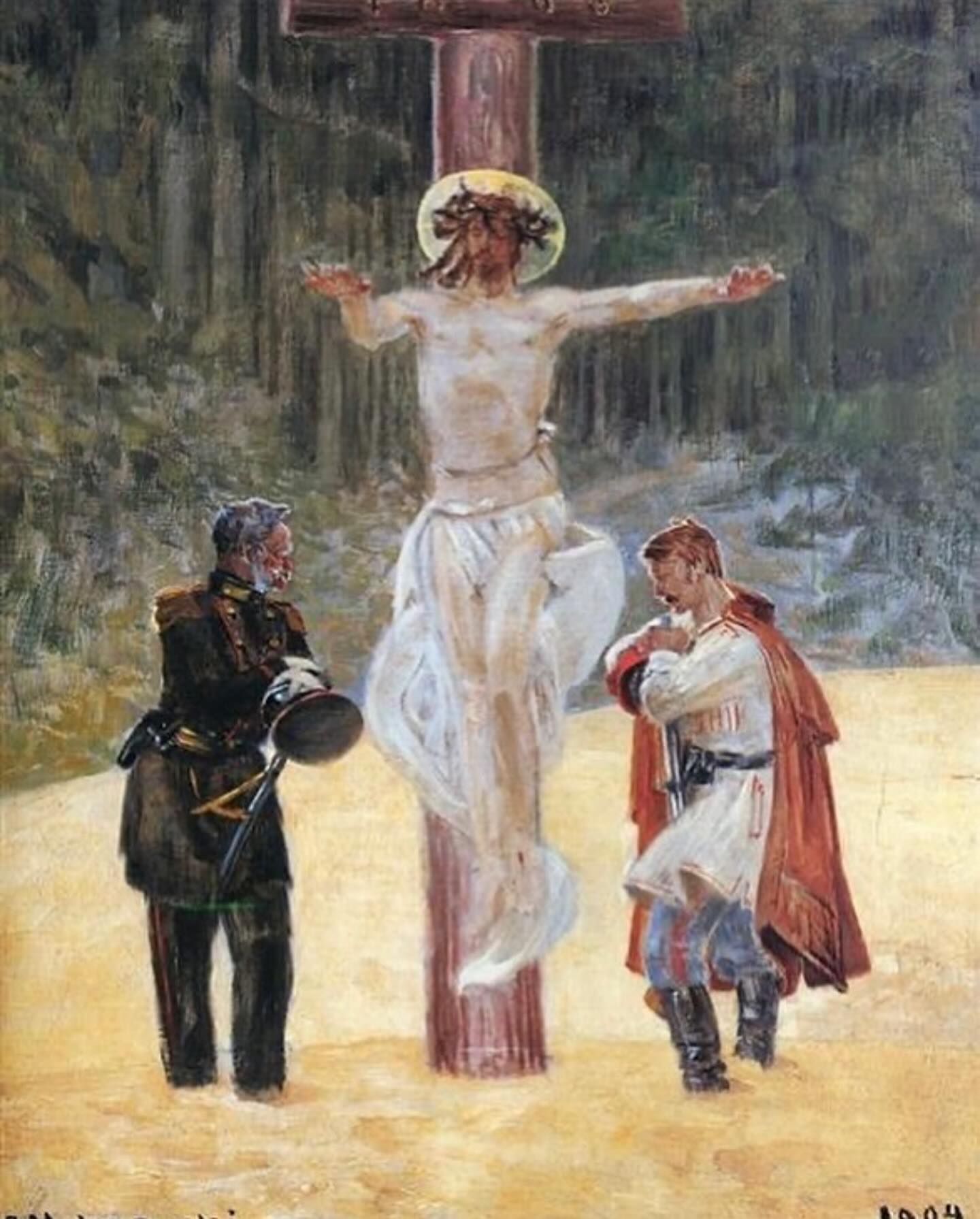 Évangile du deuxième dimanche d’été
Ne croyez pas que je sois venu abolir vos lois morales. Non, je ne suis pas venu pour les abolir, mais pour les perfectionner. Car je vous le dis en vérité, si votre justice ne dépasse pas celle de vos scribes et de vos pharisiens, vous n’entrerez pas dans le Royaume des cieux. Vous avez appris qu’il a été dit aux anciens : « Tu ne tueras pas ; celui qui tuera sera condamné par le jugement. » Et moi, je vous dis : celui qui veut se mettre en colère contre son frère sera condamné par le jugement, celui qui veut se mettre en colère contre son frère Raca sera condamné par le conseil, et celui qui le traite de fou sera condamné au feu de la géhenne. Si donc, en déposant ton offrande devant l’autel, tu te souviens que ton frère a quelque chose contre toi, laisse ton offrande devant l’autel, va d’abord te réconcilier avec ton frère, et ensuite tu viendras offrir ton offrande.
Image : Réconciliation » par Jacek Malczewski, 1904.
#eglisegnostiqueapostolique