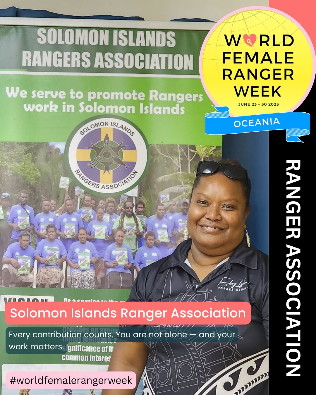 Empowerment isn’t a concept — it’s a force.
We’re seeing more women stepping into leadership, building networks, and reshaping how conservation is done — not just quietly doing the work, but owning their space in it.
One of the most powerful messages I received this week came from Christina Raenaitoro of the Solomon Islands Rangers Association (SIRA):
“Every little contribution makes a difference… To fellow Solomon Islands women involving voluntarily in this space — continue the good work and know you are not alone.”
This is what empowerment looks like — not just being seen, but being connected, being respected, and knowing that your voice can lift others.
Across Oceania and around the world, female rangers are rising — not in isolation, but side by side. We are shaping conservation policy, mentoring young women, challenging systems, and standing together to protect what we love.
We’re not just part of the future — we’re building it.
#worldfemalerangerweek #howmanyelephants #femaleempowerment #rangerwomen #oceaniarangers #solomonislandsrangers #SIRA #IRF #thingreenline #womeninconservation #leadership #countryculturecommunity #protectwhatyoulove #rangersleadtheway