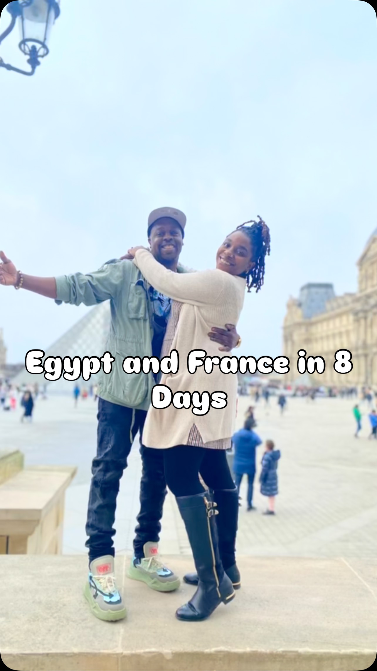 Egypt and France in 8 days! #blacktravel #couplegoals❤️ #coupletravel #blackdiaspora
