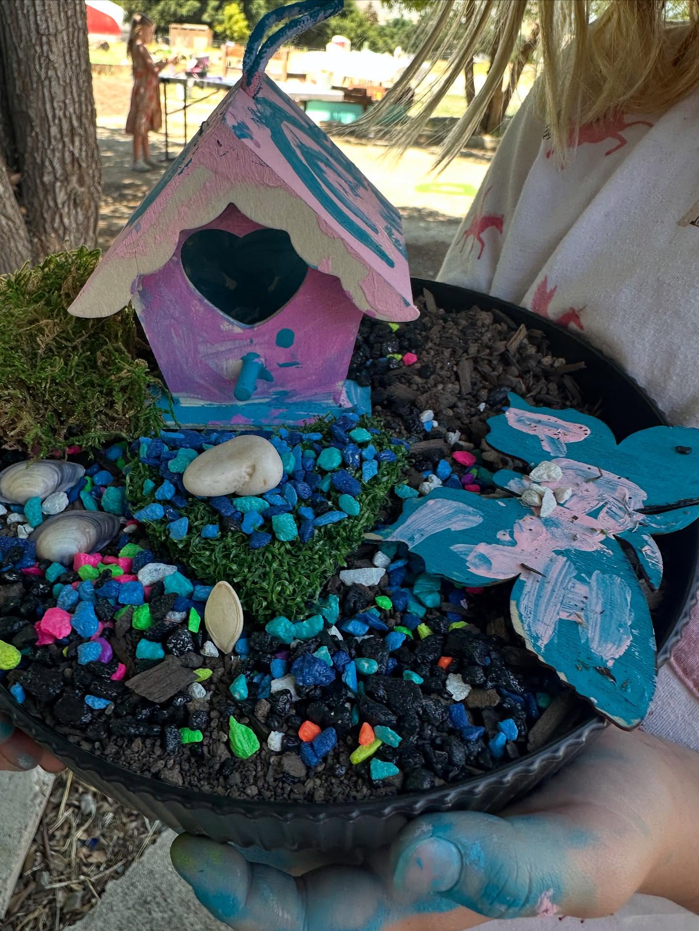 ✨🧚♀️ THANK YOU for sprinkling magic at our Fairy Garden Party! 🧚♂️✨
We’re still glowing from all the creativity, laughter, and fairy dust you brought with you. From colorful mini gardens to glittery hands and smiling faces, you made the day truly magical. 💖
We’re so grateful for our amazing Stardust community—thank you for being part of the wonder! 🌈🌿
#FairyGardenParty #StardustSanctuary #MagicInTheMaking #ClaytonCA #FairyFun