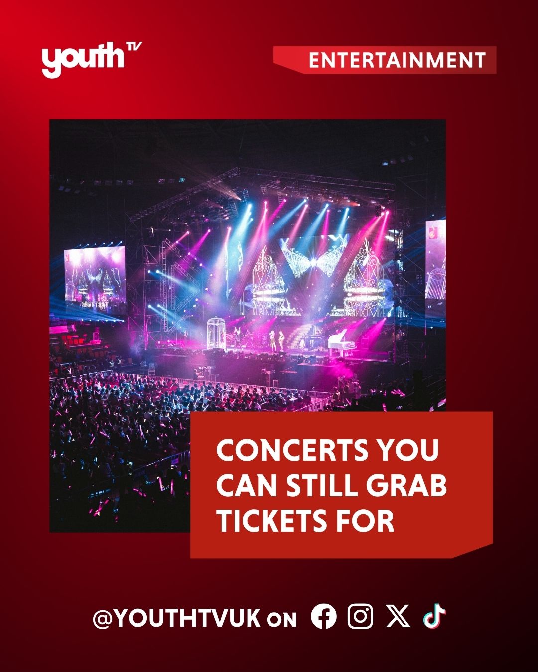 🎤✨ Still searching for your next gig? We've got you!
YouthTV just dropped a 🔥 roundup of concerts you can STILL get tickets for – from chart-toppers to rising stars 🎶💃
Don't sleep on it – your summer soundtrack is waiting! 🎟️👀
👉 Read now link in bio.
#YouthTV #ConcertVibes #LiveMusic 🎸 #SummerPlans #UKGigs #MusicLovers #DontMissOut #GigGuide #FestivalSeason