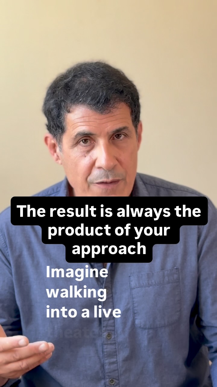 Your performance is always the result of your approach to the scene. Make it about acting and we’ll see acting. #reallifeactor #jeffseymour #actingcoach