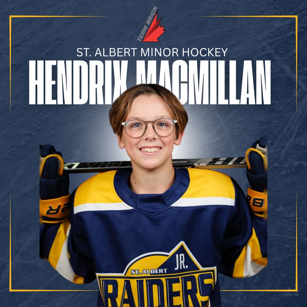 Here we go!
Congratulations to St. Albert Minor Hockey @jrraiderssta player Hendrix MacMillan, who will represent Team Brick Alberta at The Brick Invitational Hockey Tournament next week.
Team Brick Alberta hits the ice at West Edmonton Mall on Monday, June 30, at 3:50 PM.
Check out some familiar faces who stopped by this morning to wish the team good luck over breakfast! #brickalumnibreakfast @brickhockey
#oncearaideralwaysaraider
#StepForward