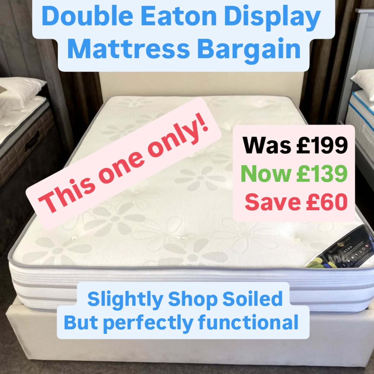 Another display bargain, when it's gone it's gone!