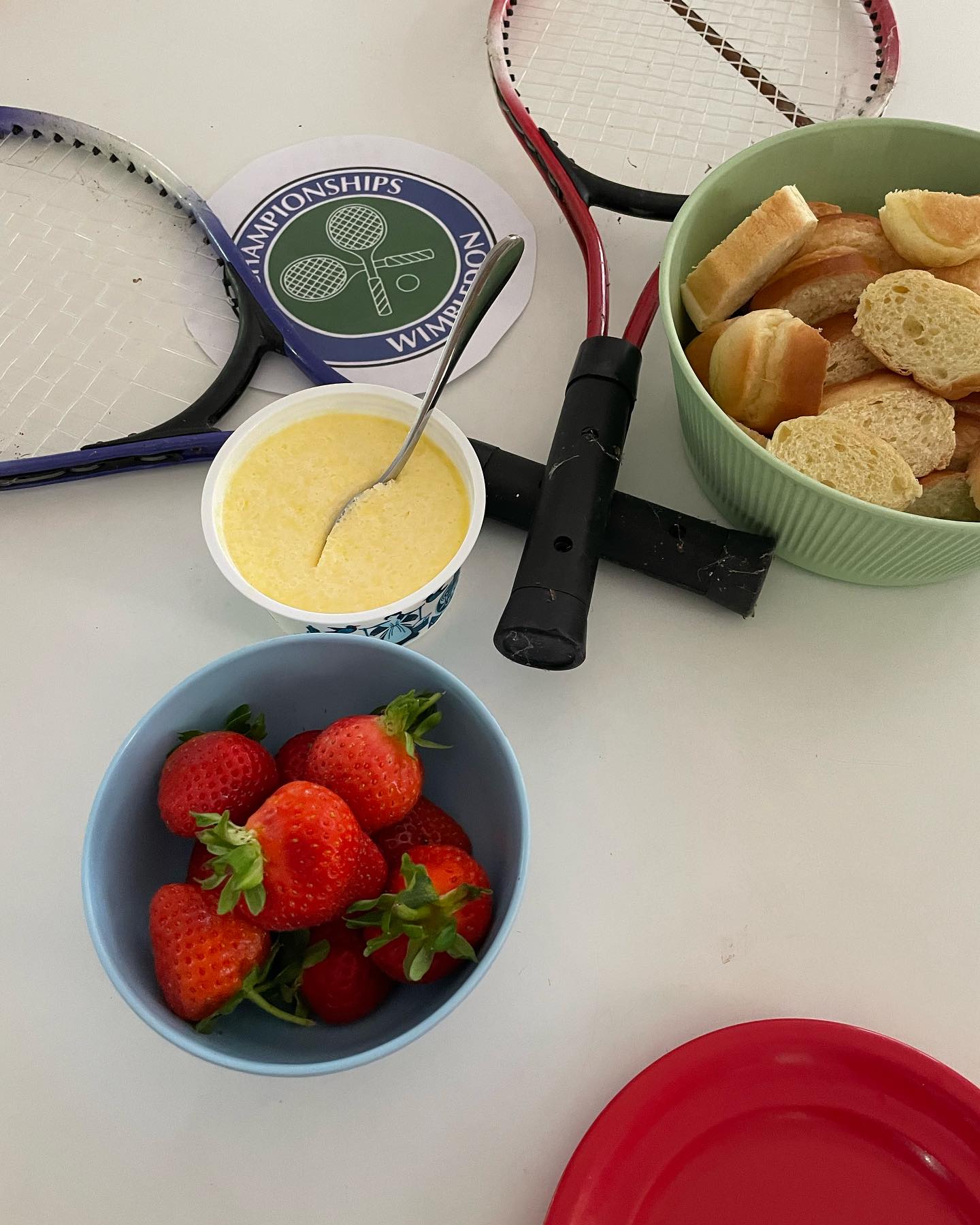 Welcome to Wimbledon week 🎾 we have been enjoying strawberries and cream ( staff too) as well as learning about the game 🎾