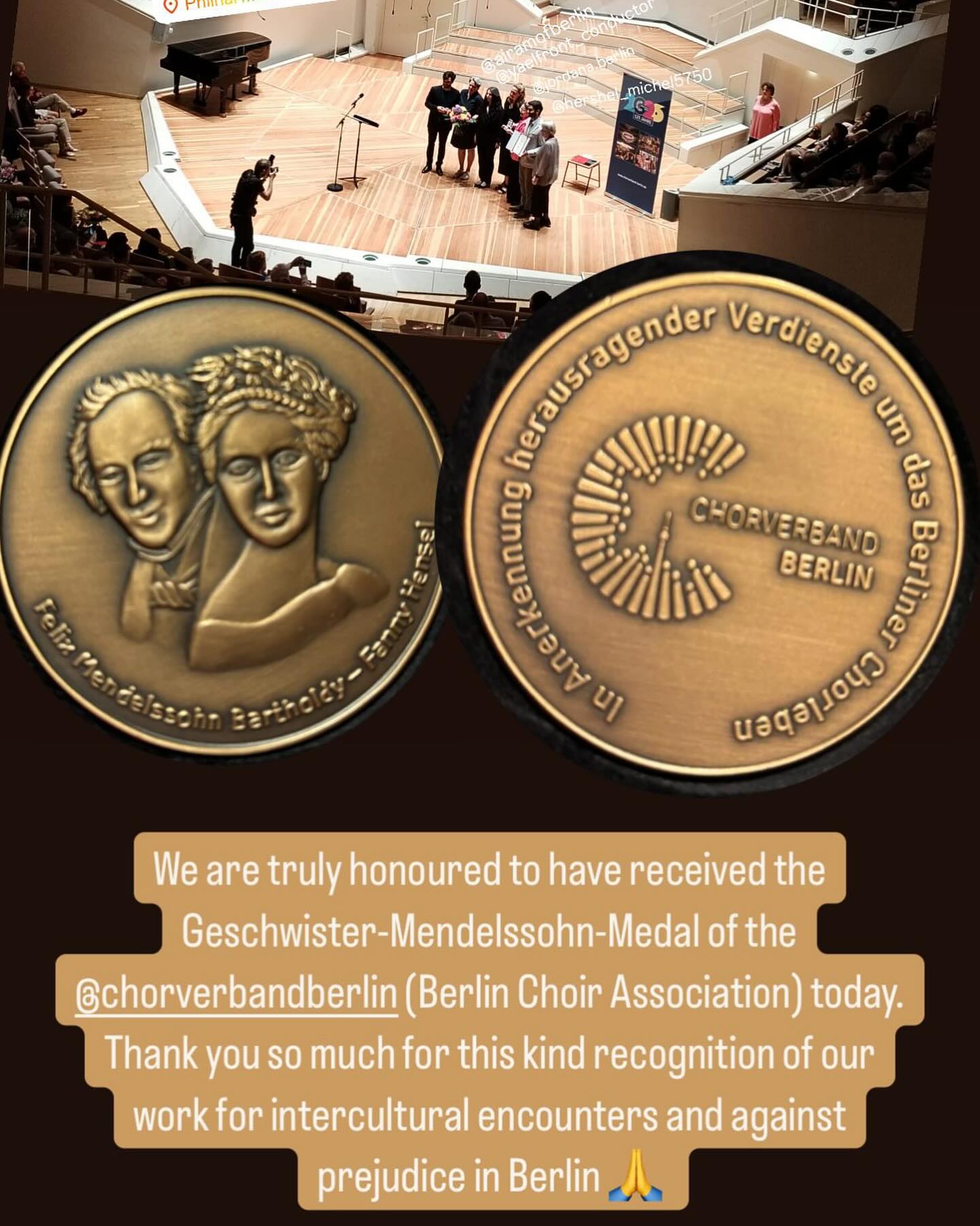 Thank you @chorverbandberlin