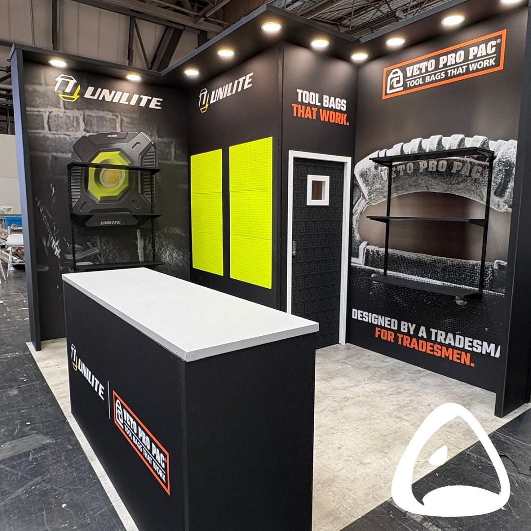 💡Bright, bold, and built to perform.
Our stand for Unilite at CEF Live was one of 8 installs this year using our versatile modular wall system.
Designed for impact and efficiency, the system offers a custom look with the flexibility to adapt across events – perfect for a powerhouse brand like Unilite.
#Unilite #CEFLive2025 #ExhibitionStand #ModularDesign #EventMarketing #StandBuild #LightingTech #BrandActivation