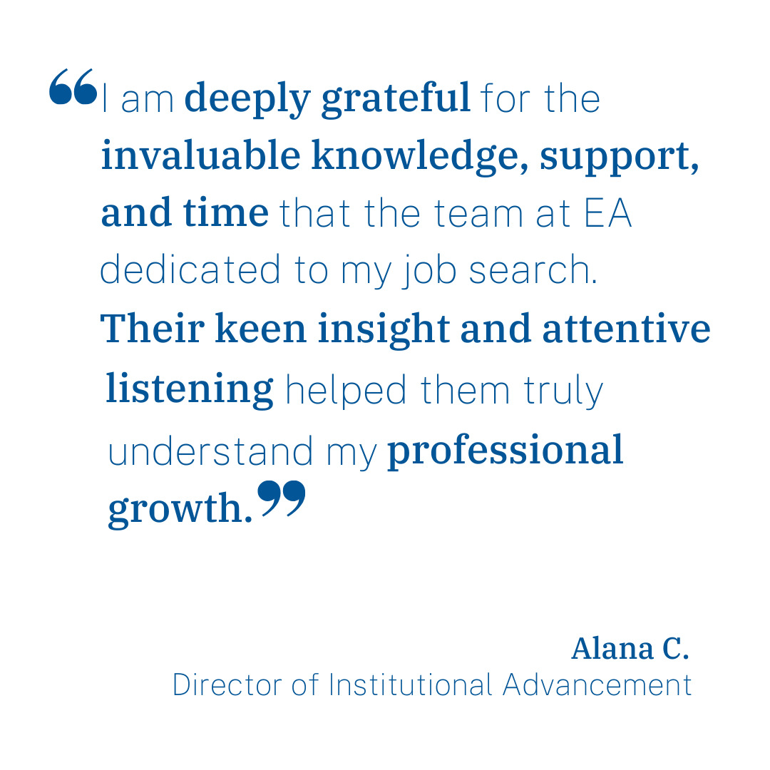 At EA, you can count on our support throughout your job search.
.
.
.
#educatorsally #indyschools #privateschools #boardingschools #dayschools #education #jobsearch #jobsearching #teachers #teacherjobs #teaching #teachingjobs