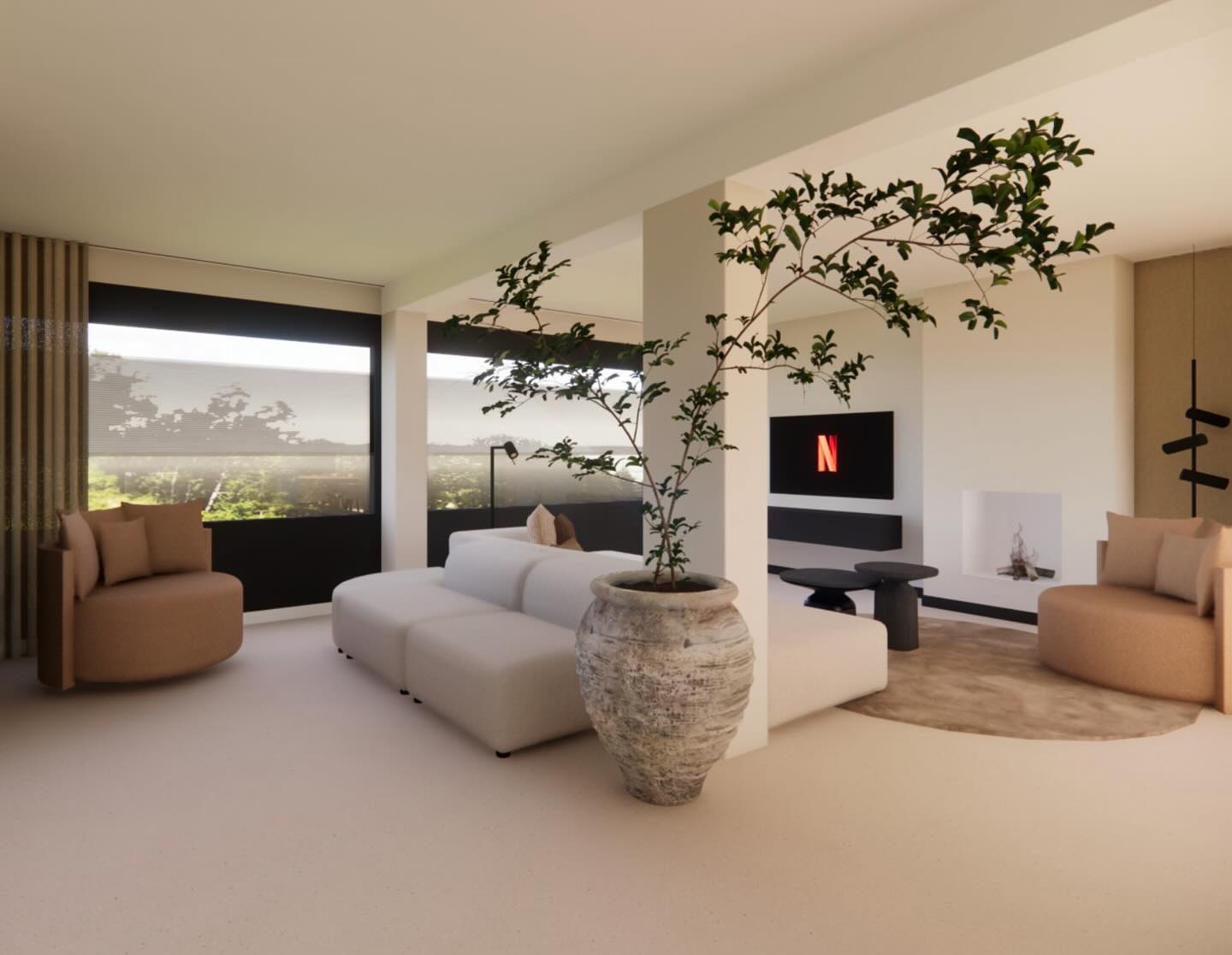 PROJECT EMMELOORD | Eerste beelden
Een mooi en persoonlijk project mocht ik voor dit samengesteld gezin dat binnenkort gaat samenwonen maken. De wens: een fijne, rustige thuisbasis waarin iedereen een eigen plek kan vinden, én waar ruimte is voor verbinding.
Van hal tot toilet, bijkeuken, keuken en woonkamer – de volledige begane grond is aangepakt. Door te werken met serene, natuurlijke materialen ontstaat er een rustige en warme sfeer, waarin iedereen zich welkom voelt.
Trots op dit prachtige ontwerp en fijne samenwerking!