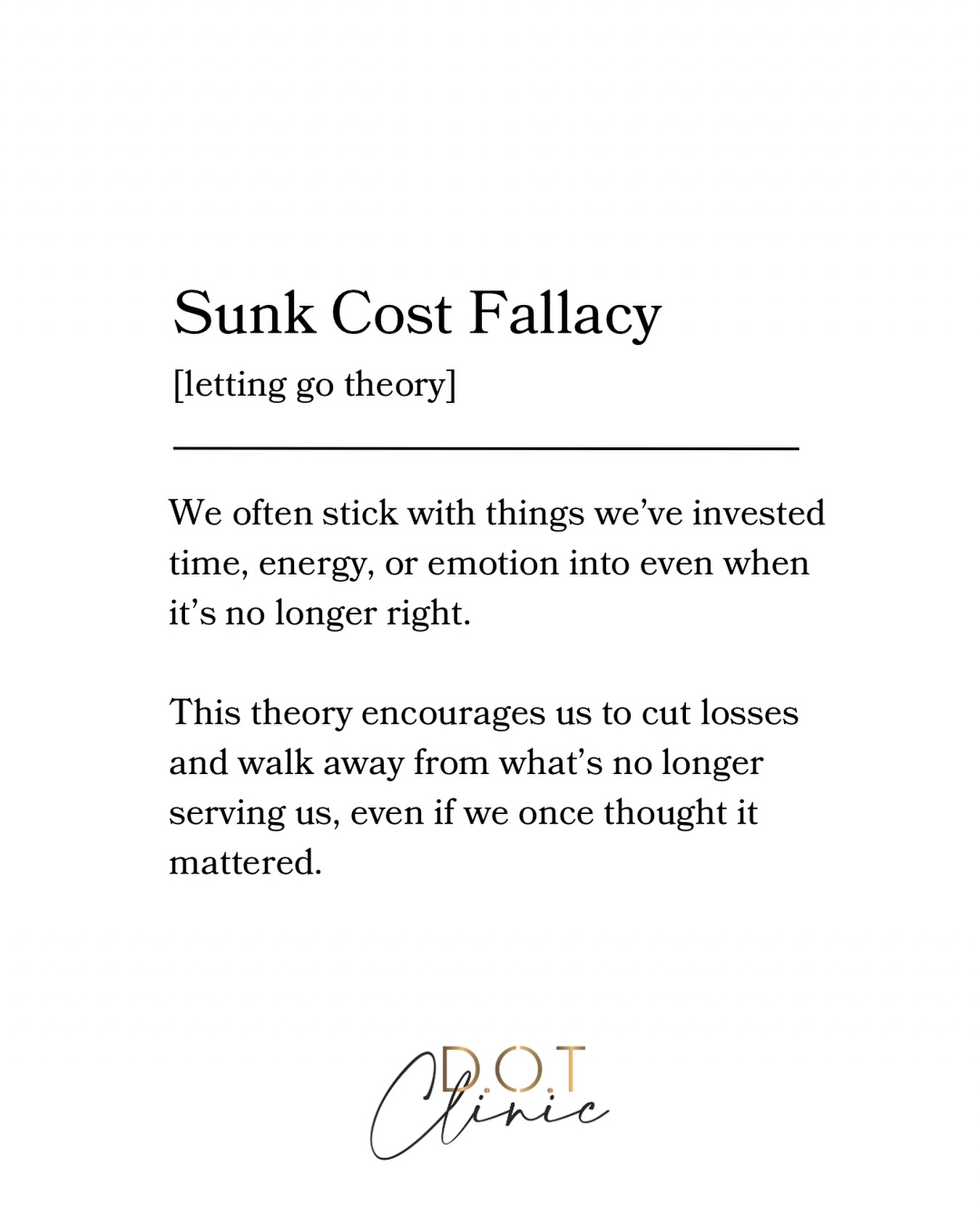 Just because you’ve invested time, energy, or emotions into something doesn’t mean you have to keep holding on. Your peace is worth more than your past investment. Let go when it no longer serves you.
#mentalhealth #boundaries #therapy #selfawareness #healing #lettinggo