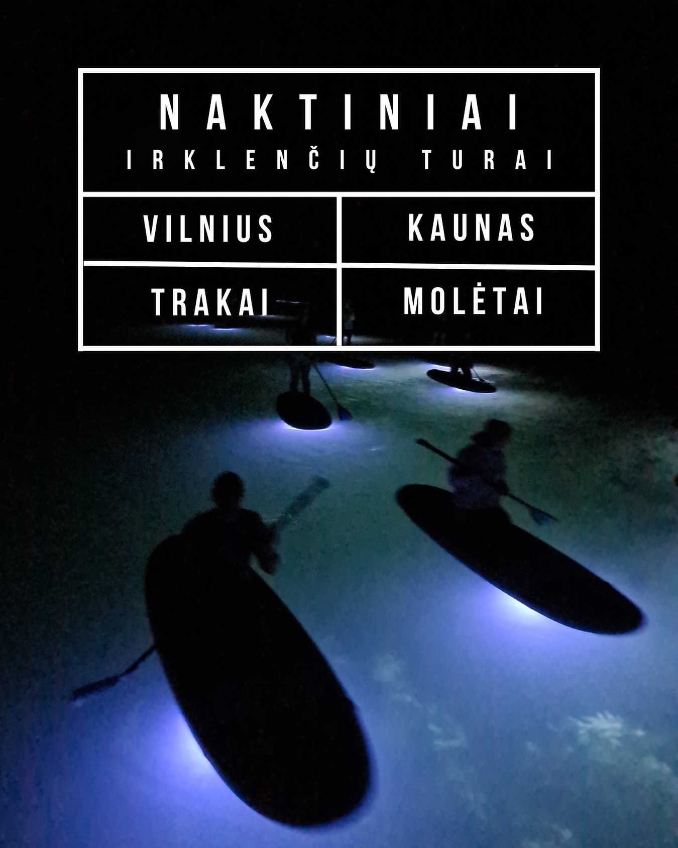 🌙 Vasaros naktys + irklentės = Nepamirštamas nuotykis! 🌊✨
Atrask Vilnių, Kauną, Trakus ar Molėtus visiškai kitaip – nakties tyloje, kai po tavo lenta žaižaruoja vanduo. 💫 Po kojomis – povandeninis pasaulis, virš galvos – žvaigždės. Leiskis į naktinį SUP turą saulei nusileidus.
✅ Vietų skaičius labai ribotas
✅ Gali rinktis mūsų paruoštas datas arba rezervuoti privatų turą tik savo kompanijai.
👉 Spustelk nuorodą ir išsirink savo nakties nuotykį jau dabar: www.gosup.lt/naktiniai-irklenciu-turai
#varomsupint #naktiniaisupturai