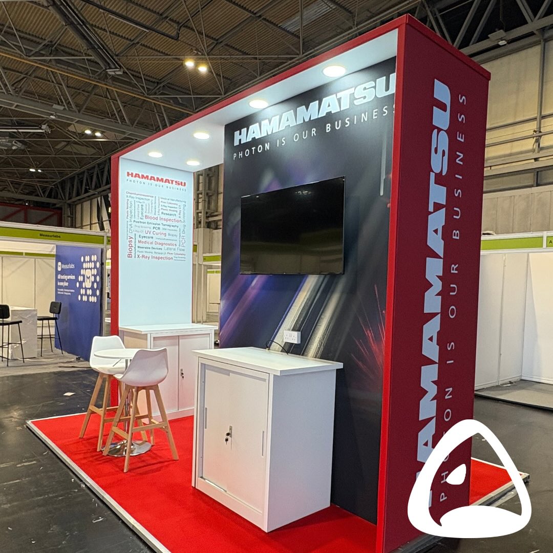 A sleek start to June!
Our 4m x 3m island stand for Hamamatsu made a strong impression at MED Tech Innovation Expo at the NEC.
The clean, open design helped spotlight their cutting-edge optical technology, drawing in engaged visitors and creating space for meaningful conversations.
#standbuilding #exhibitions #creative #production #designandbuild #medtechlive #branding #standbuilder