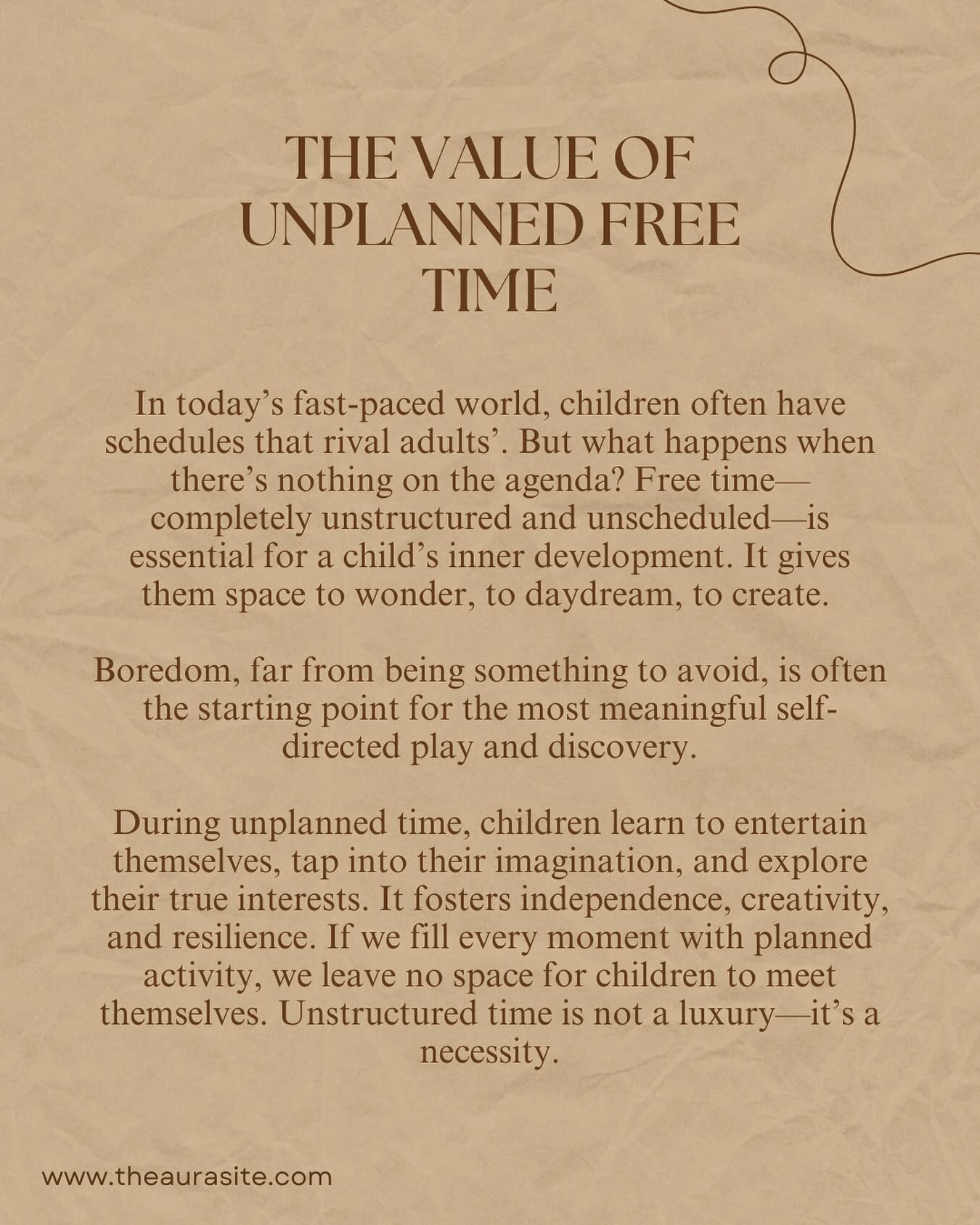 Not every hour needs a plan.
Unstructured time gives children space to breathe, imagine, create, and just be.
In the silence of boredom, ideas are born. In doing nothing, a lot is happening. 🌿
.
.
.
#nationalchampionship #abacusandvedicmathschampionship #abacuscompetition #vedicmathschampionship #abacus #abacuskids #abacuslearning #abacusforkids #abacusmaths #vedicmaths #vedicmathematics #abacusandvedicmaths #nurturingyoungminds