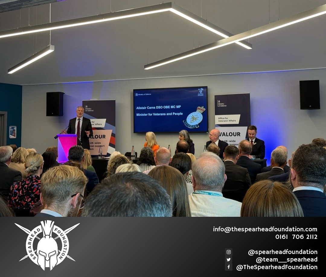 Last week we attended the ‘pilot’ of Valour in Greater Manchester. Joined alongside many incredible people & councillors, MPs & the minister we heard how ‘Valour’ should change the way veterans are treated.
It should show people clear routes to get support from validated & proven good practice organisations with a new reporting, data capturing process.
The founder Craig, said: “If something like Valour & organisations collaborated well with good practice years ago many problems including my own could have been solved. Maybe I wouldn’t have tried taking my own life, maybe I wouldn’t have had 14 friends who did, maybe I wouldn’t have been so lost & alone that is my point…”
The Office for Veterans Affairs no longer want it to be a postcode lottery for people getting support & nor do we.
We welcome what Valour brings & what organisations who’ve been involved deeply in its inception have provided to Valour.
It had the potential to change the game & we hope it does.
Well done to The OVA, AFHQ Wigan, GMCA & the local councillors 👏🏻👏🏻!!