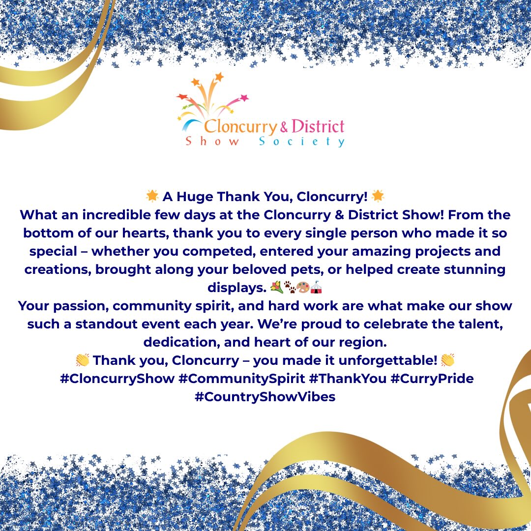 ๐ฃ We left an important Thankyou till the end!