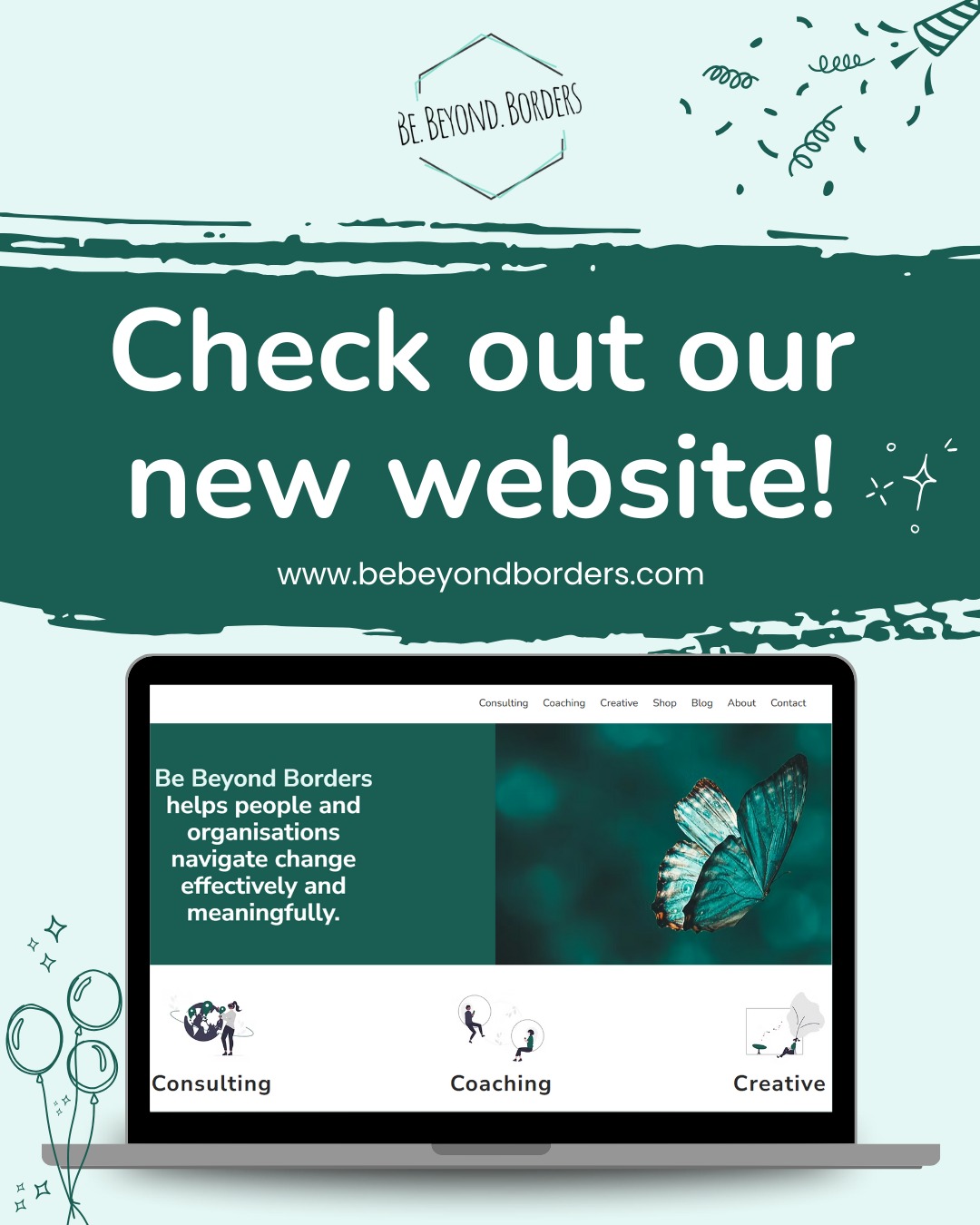 From Solène: My new Be Beyond Borders website is LIVE!!! Check out the LINK IN BIO!!! 🎊
After months of reflection and collaboration, it’s finally here - one place that brings everything together and reflects what I actually do: help people and organisations navigate change with courage, compassion, and creativity.
What will you find when you visit? More information on what I call the 3 Cs:
1️⃣Consulting – Supporting teams and entrepreneurs
2️⃣Coaching – Helping individuals
3️⃣Creative – Storytelling and art
You’ll also discover a blog and 45+ podcasts and articles!
Take a look, explore what speaks to you, share it with others, let us know what you think in the comments, and if you spot a broken link, tell me 😉
A heartfelt thank you to Fiona for her tireless work and commitment to bringing this project to life, and to all of you for your ongoing support 💛
- - -
De la part de Fiona: Un gros projet qui se clôture… et pas n’importe lequel !
Hyper fière d’avoir créé le site de ma toute première cliente… et amie 💛
Derrière ce projet, il y a bien plus qu’un site :
👉 des valeurs puissantes comme la sensibilisation à la santé mentale,
👉 l’inclusion,
👉 et la neurodiversité 🌈
Solène est coach, créative, et elle-même concernée par le trouble borderline et le TDAH. Son approche est humaine, douce et engagée.
Que ce soit pour du coaching ou pour écouter tous ses épisodes de podcast en rapport avec la santé mentale, n'hésite pas à découvrir son univers !
Et surtout, prends soin de toi 🤍
Fio
#NewWebsite #NouveauSite #BeBeyondBorders #CultureChange #TransformationalCoaching #CreativeProjects