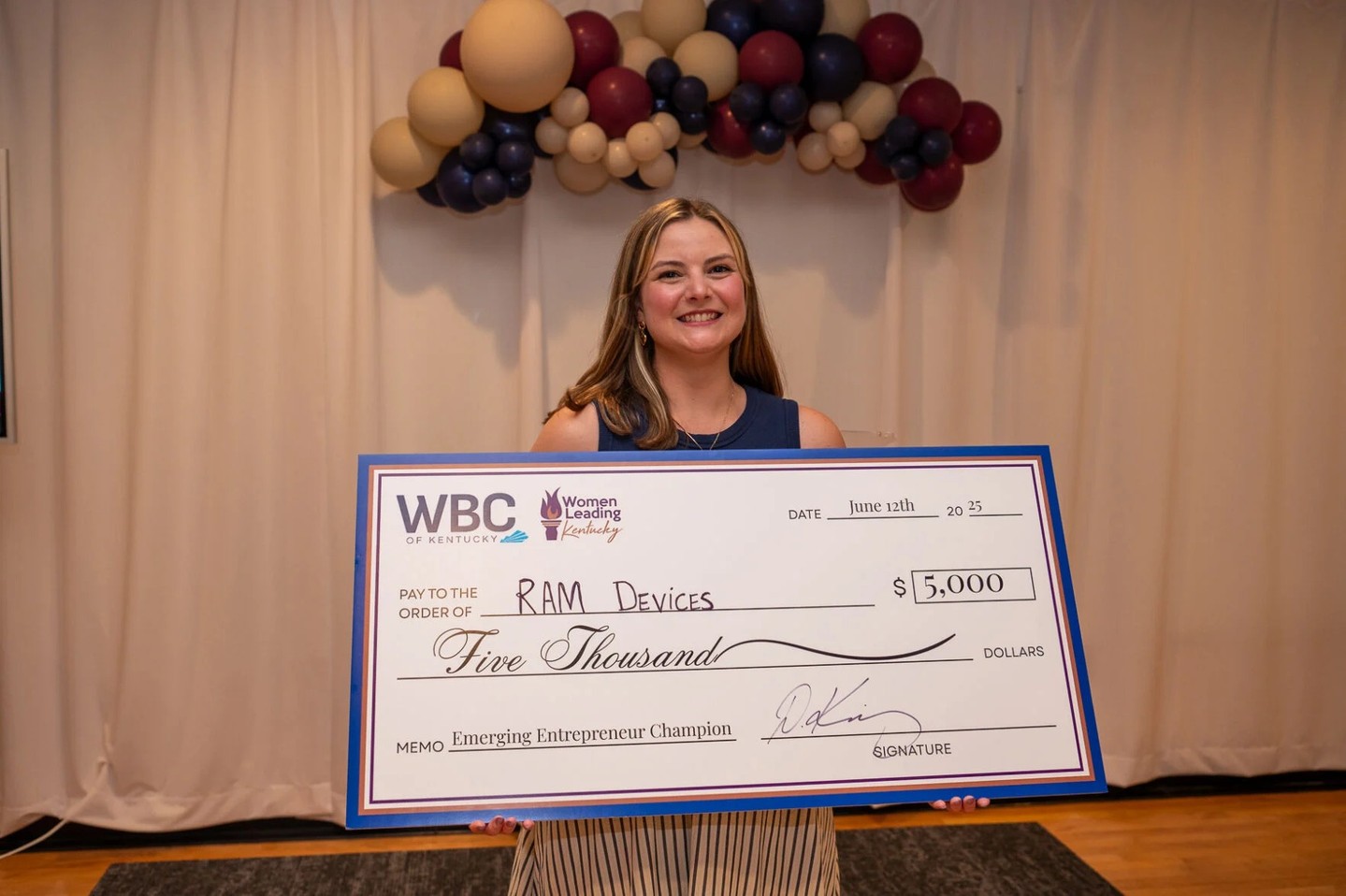 🥇 Big congratulations to Madison Bates, founder of RAM Devices and the first-place winner of the Emerging Entrepreneur Pitch Competition, hosted alongside @womenleadingky!
Madison is turning PhD research into real-world solutions for stroke rehab, and the crowd was blown away by her pitch. Catch the full story and hear how she's building a business that could change lives.
📺 Watch the full clip on YouTube: https://youtu.be/p_s2G6u-GaA
#WBC #KYBusinesswomenOfTomorrow #WomenInSTEM #PitchCompetition #EntrepreneurSpotlight #RAMDevices
