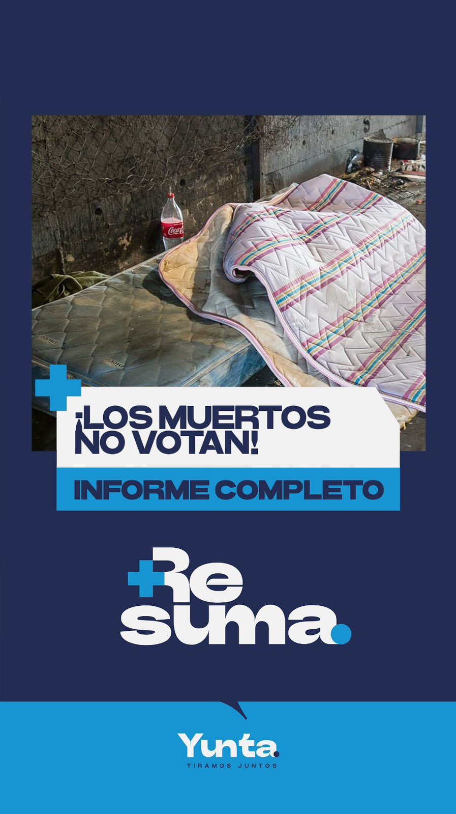 Señores, ¡los muertos no votan!
Mientras la calle congela, la política rasca olla.
Muertes por frío, promesas que no abrigan.
📌 Mirá el nuevo ReSuma completo → link en bio