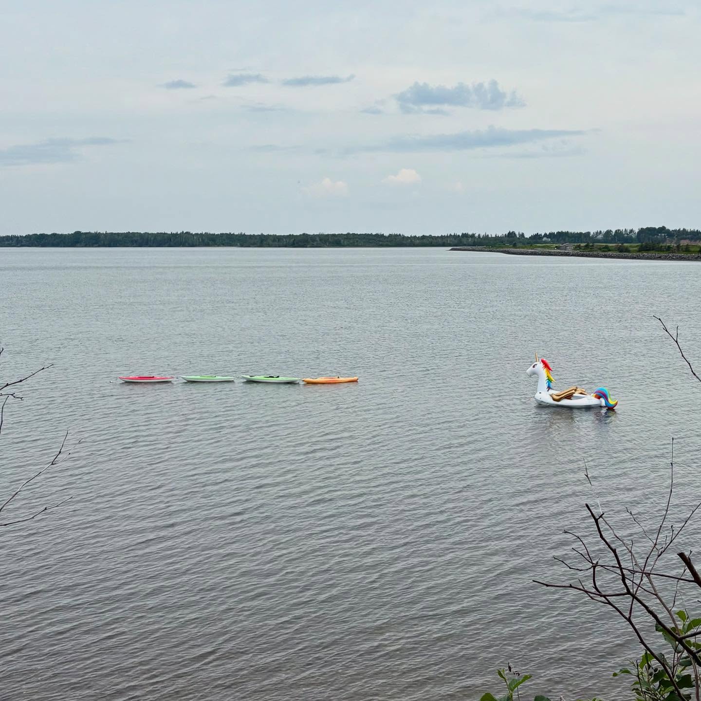 People often ask is the best time to rent, cloudy calm days are very enjoyable