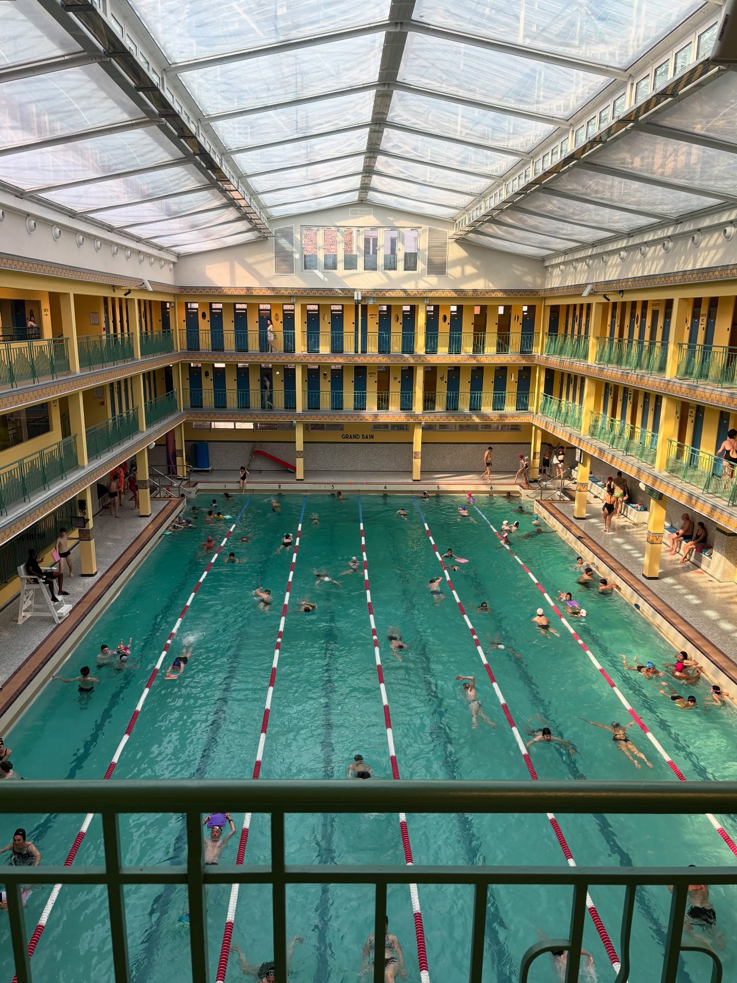 In the wake of our most recent heat wave I am kicking myself for not having taken advantage of the public pool situation in Paris looong ago 🤦🏼♀️ swimming is a big part of French life and kids are required to pass a swim test in elementary school so they have lessons for several weeks during the school year starting in kindergarten. Like all new experiences I used to feel daunted by Paris public pools, but now I know (more or less) how to navigate some of the little quirks that made them seem unapproachable at first:
🏊🏻♀️ yes, swim caps are mandatory, even for bald people and babies! This may seem odd to North Americans but everyone’s doing it so there’s nothing to be self conscious about. Same goes for men/boys and the mandatory Speedo/shorties. Embrace it! If you don’t have what you need you can usually buy it at the entry or look up the closest Decathlon.
🏊🏻♀️ most pools don’t have a dedicated lap swim time. The outer lanes are reserved for “beginners” (ie the elderly and families) and you just get used to bumping into a lot of people. You may also luck out and show up during Aquagym (what my friend lovingly calls “old lady soup”) and have to share the lane with 20 people bouncing up and down in the shallow end.
🏊🏻♀️ some pools have shallow pools specifically for kids and this will be noted on their website. Otherwise, get into the beginner lane with the rest of the kids hanging onto the lane lines!
🏊🏻♀️ operating hours are weird because schools use the pools during the year and sometimes close randomly due to strikes or other maintenance issues. This is just life in Paris and if you live here you get used to it. If you’re trying to beat the heat on vacation and you’re confronted with a “fermeture exceptionnelle”… I’m sorry and I hope you can pop into a Picard instead! ❄️
🏊🏻♀️ Paris residents with 3+ kids get into public pools for free with the Paris Familles card. Contact your local mairie for info on how to apply!
🏊🏻♀️ if you visit the beautiful historic @espacesportifpontoiseparis don’t miss the Invaders—one inside, one outside!
Anything else I’m forgetting?
#paris #parisenfamille #pariswithkids #parisguide #pa_603