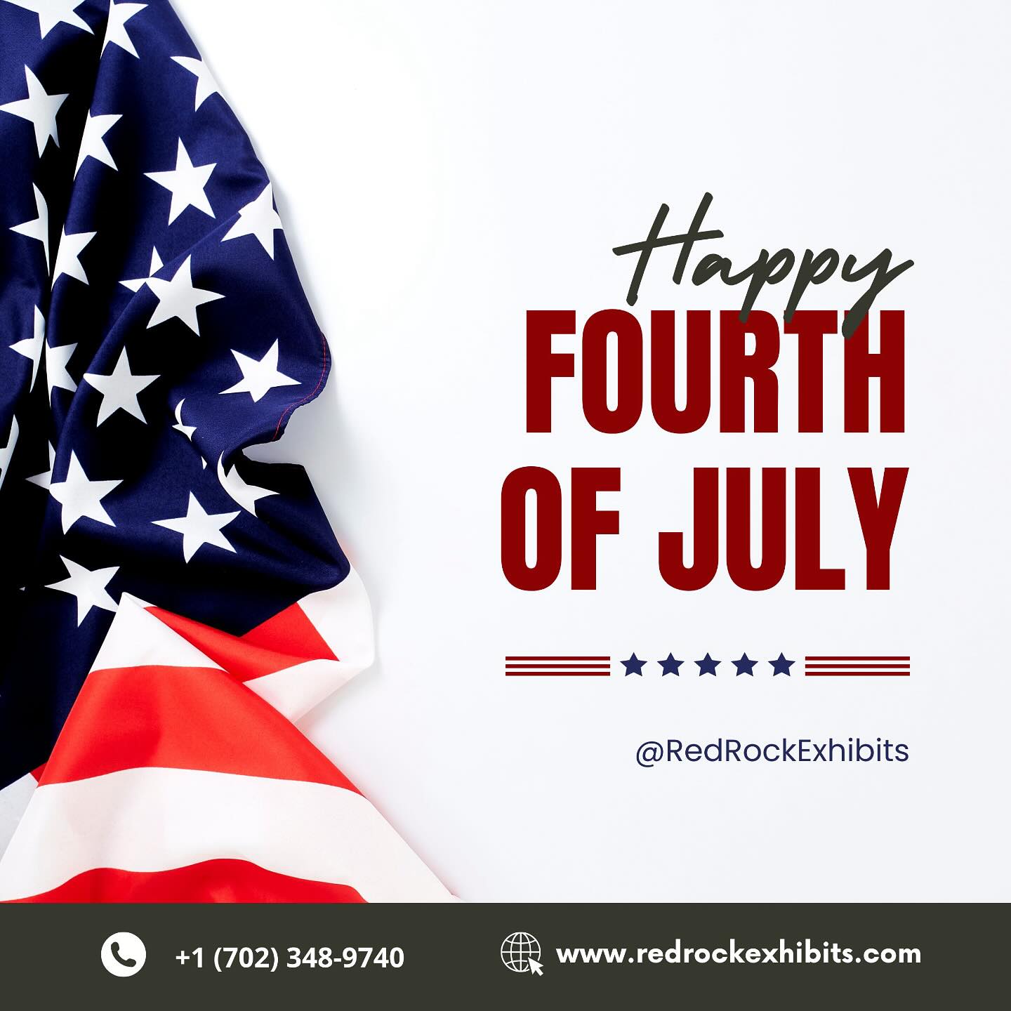 🎆 Happy 4th of July! 🇺🇸
Today we celebrate freedom, creativity, and the bold spirit that builds unforgettable experiences.
From all of us at Red Rock Exhibits — have a safe and inspiring Independence Day!
#Happy4thOfJuly #IndependenceDay #RedRockExhibits #USA #FourthOfJuly #FreedomToCreate