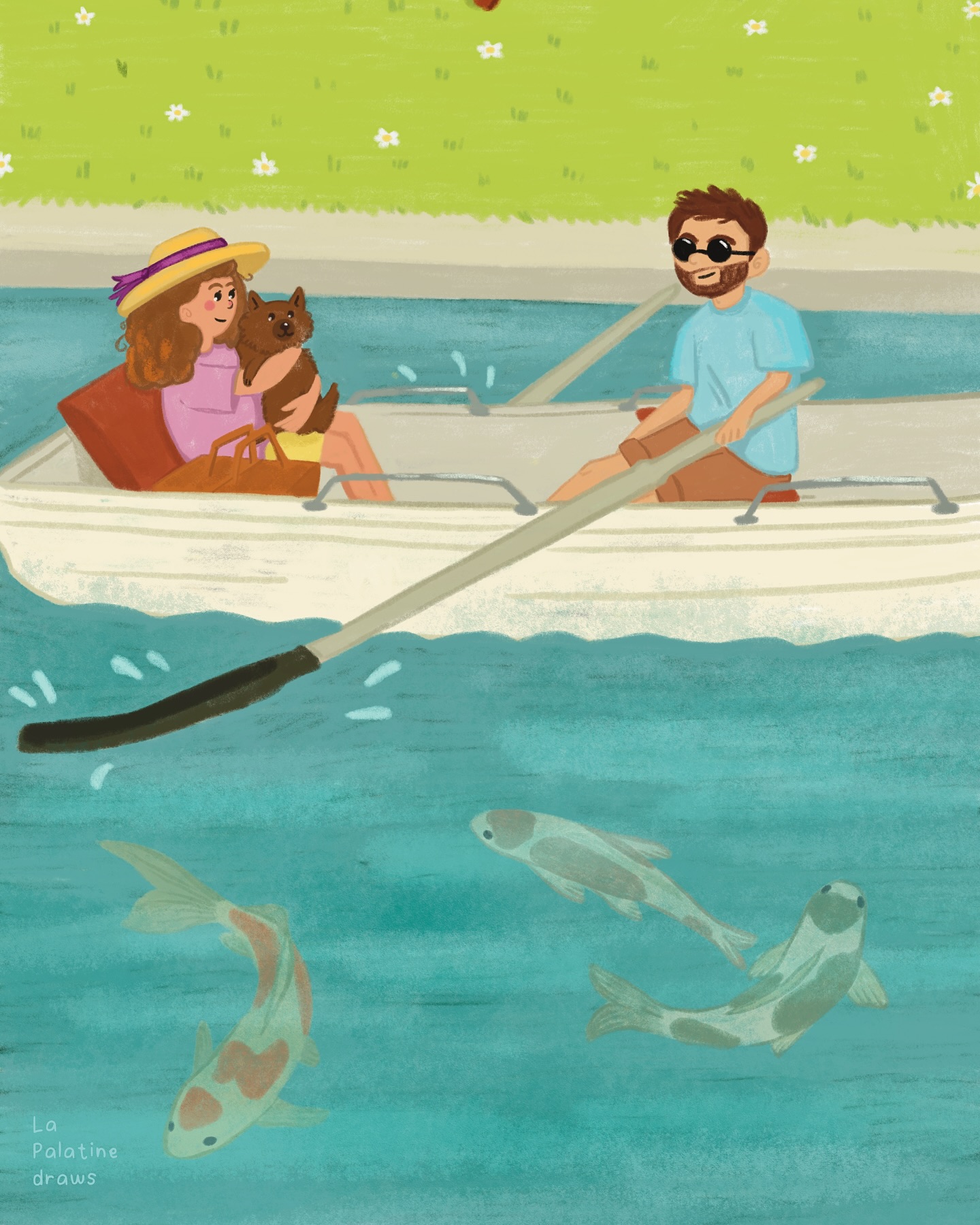 Les meilleurs moments d’été sur le Grand Canal 🎏 #versailles #lapalatinedraws #lapalatine #lapalatineboutique #versaillesmaville #versaillesgardens #summer #summertime #boatday