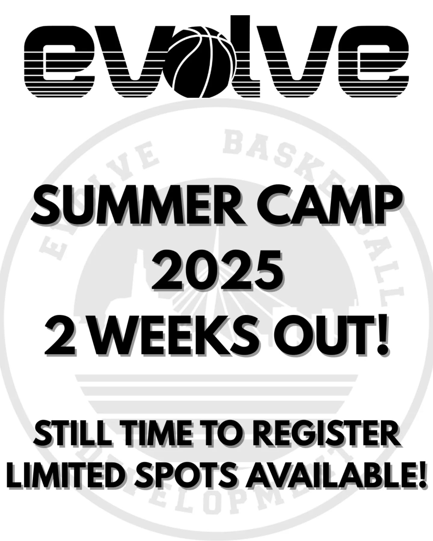 🚨 We’re just 2 weeks away! 🚨
Evolve Basketball Development Summer Camps are back for Year 5 — and this year, we’re offering only 2 weeks of elite-level training! 🏀🔥
Limited spots available — don’t wait to register!
Join us at the University of St. Boniface for a high-energy, skill-focused environment where players of all levels can grow their game with the support of experienced coaches.
📍 Location: 195 Rue Despins, Winnipeg, MB
📅 Week 1: July 7–11
• 9AM–12PM – Grades 5–8 (Head Coach: Nicholas Lother)
• 1PM–4PM – Grades 9–12 (Head Coach: Nicholas Lother)
📅 Week 2: July 14–18
• 9AM–12PM – Grades 3–6 (Head Coach: Sarah Lundgren)
• 1PM–4PM – Grades 7–12 (Head Coach: Jon Lundgren)
💰 Cost: $210 + GST
📲 Click the link in our bio to register and for more information!