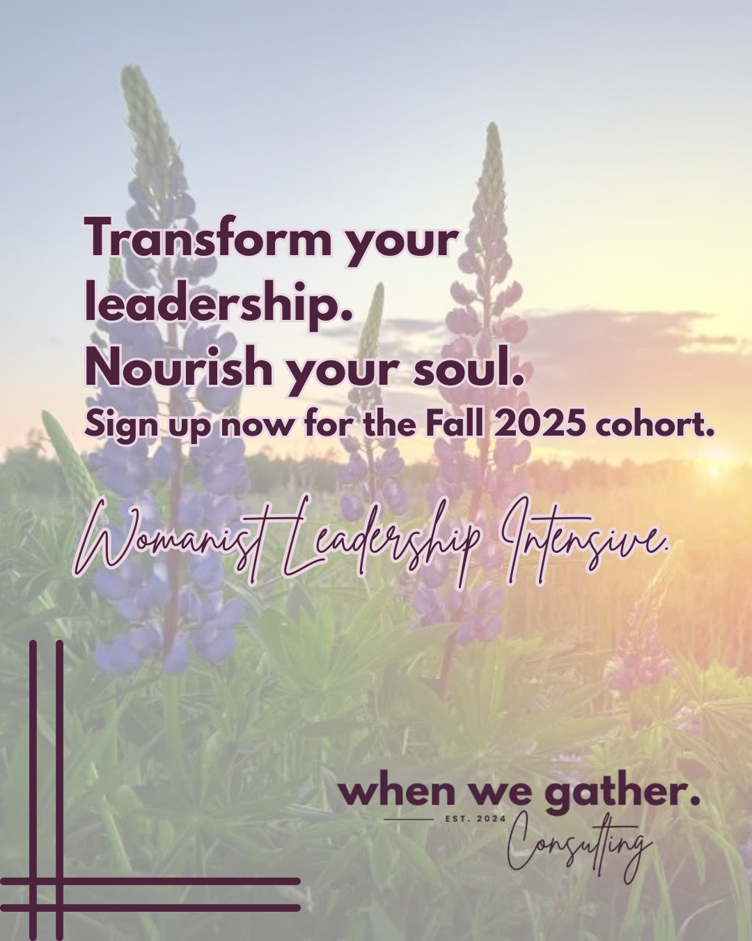 What’s possible when Black women are deeply cared for while leading? This is your invitation to the Womanist Leadership Intensive. A space designed with your nourishment as the foundation.
In this 3-part professional development experience, you’ll:
Reconnect with your values
Practice radical self-care
Build liberatory leadership skills
Join the Fall 2025 cohort today. Link in bio.