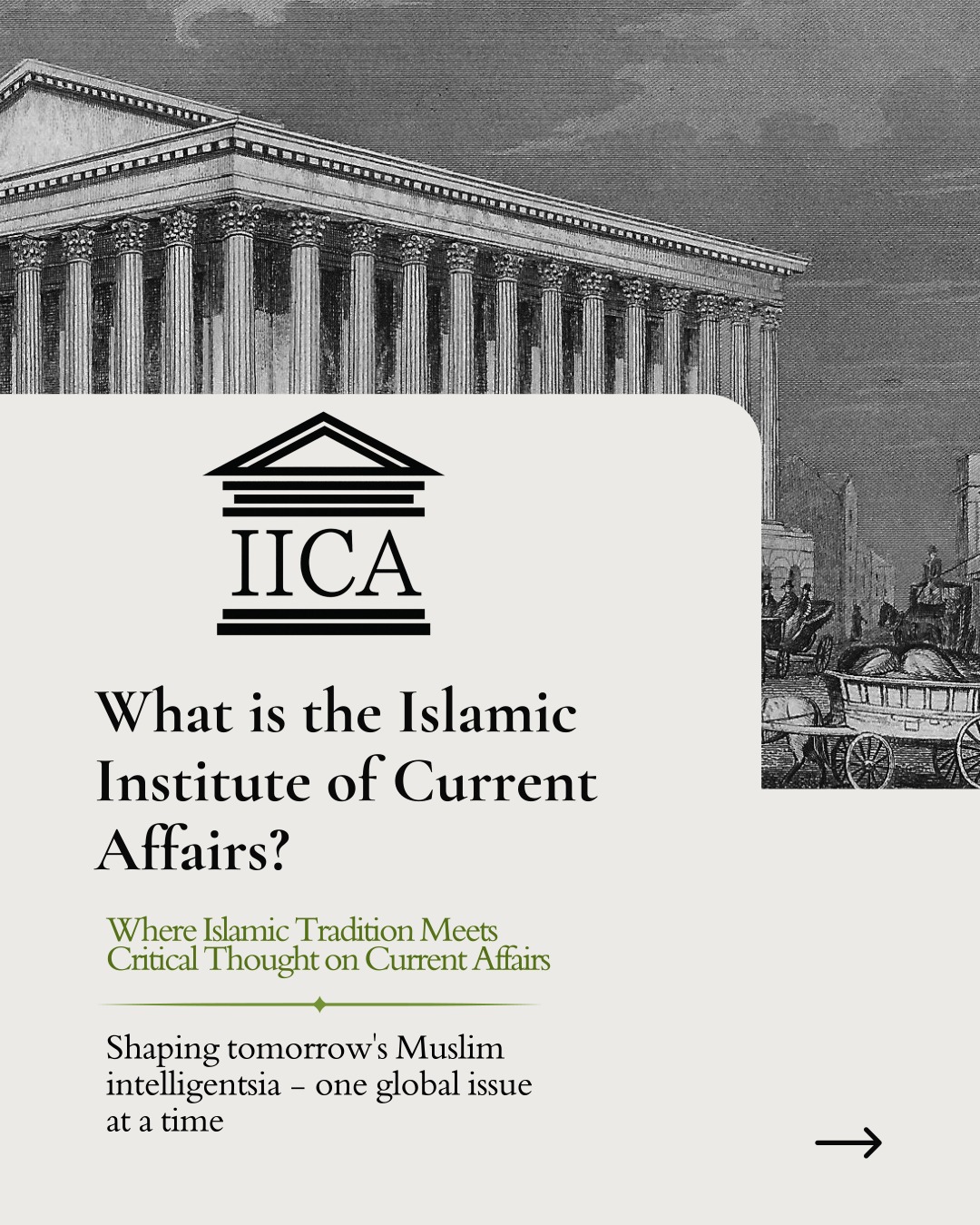 The Muslim world doesn’t lack passion — it lacks strategy.
The Islamic Institute of Current Affairs was built to change that.
We combine Islamic tradition with critical analysis to understand the world, anticipate what’s coming, and empower action.
Through articles, courses, podcasts, and public engagement, we’re building a space for bold, unapologetically Islamic thought.
👥 Whether you’re a student, scholar, activist, or just hungry to learn, this is for you.
📚 No background needed. Just an open mind and the will to think deeply.
🖥️ Explore more at: IslamicCurrentAffairs.com (Link in Bio)
📩 Sign up now — first content drops soon
📸 All our Links: solo.to/iicaffairs
#IslamicCurrentAffairs #MuslimThinkers #IslamicPolitics #IslamicRevival #UmmahNarrative #CriticalUmmah #IslamicThought #ReclaimTheNarrative